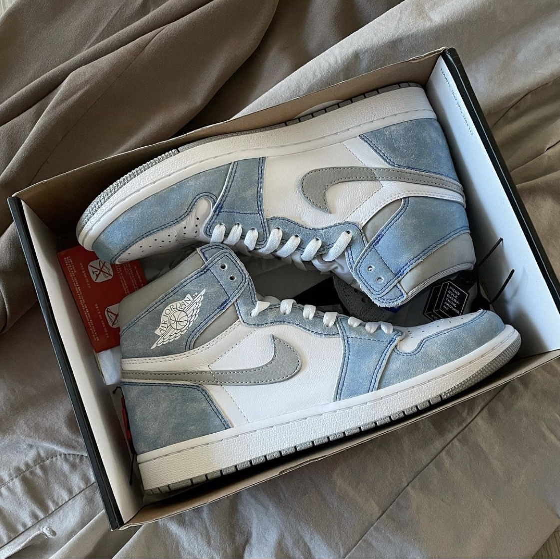 Jordan 1 Retro High OG Hyper Royal, (GS) Jordan 1 Retro High OG Hyper Royal 착용 스타일