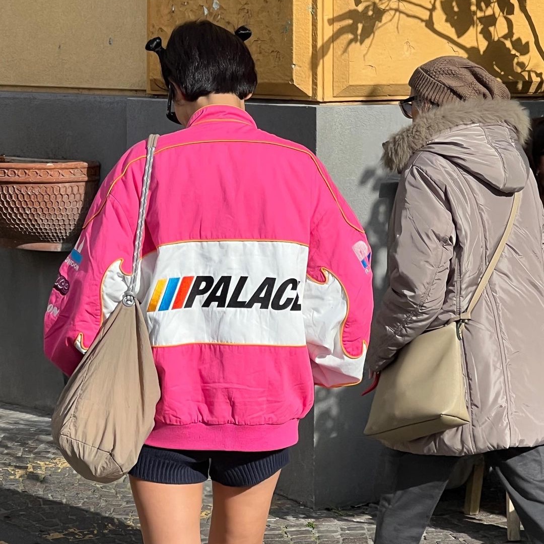 Palace Fast Cotton Jacket Pink - 23SS 착용 스타일 - 4