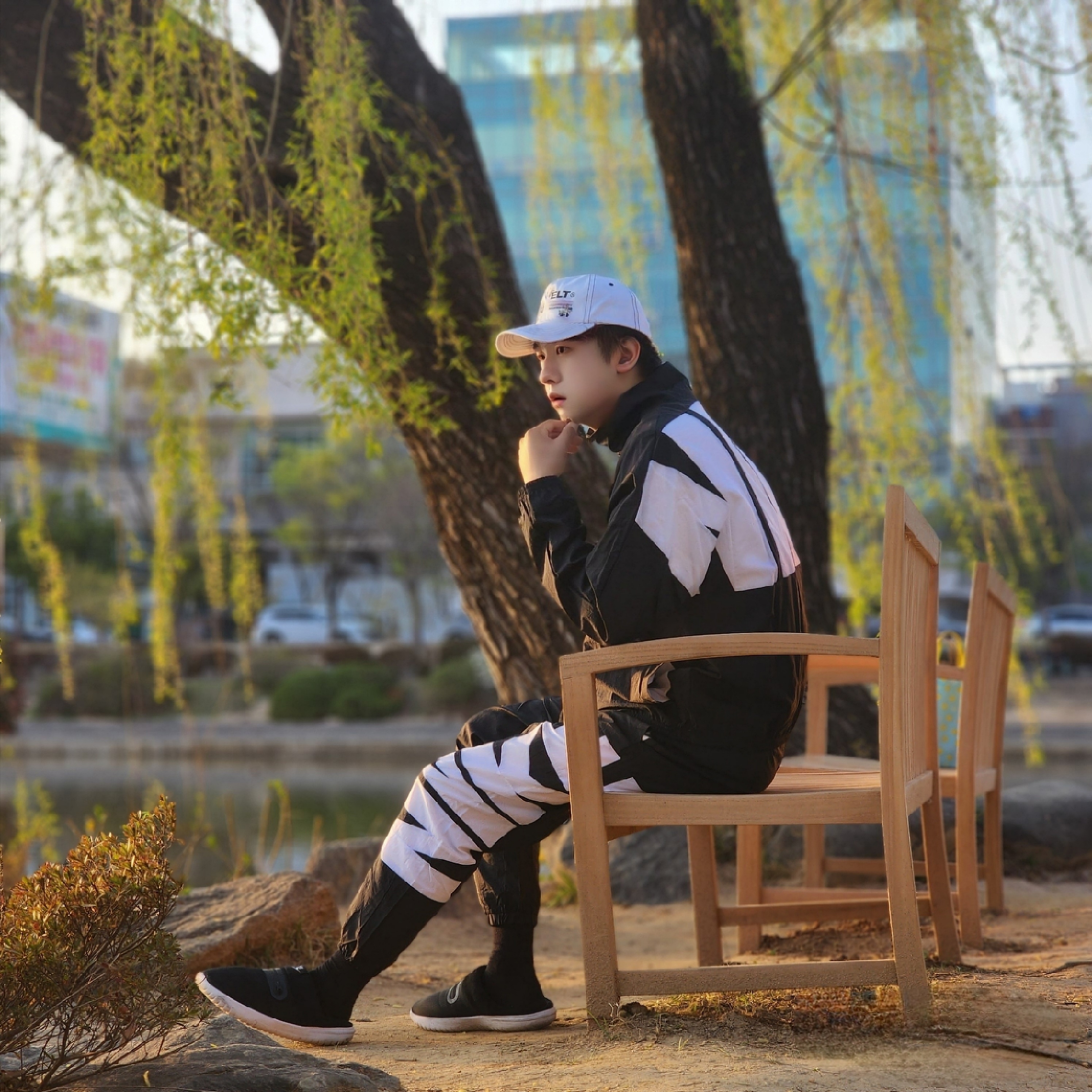 Nike Starting Five Jacket Black - Asia, Nike Starting Five Pants Black - Asia 착용 스타일 - 1