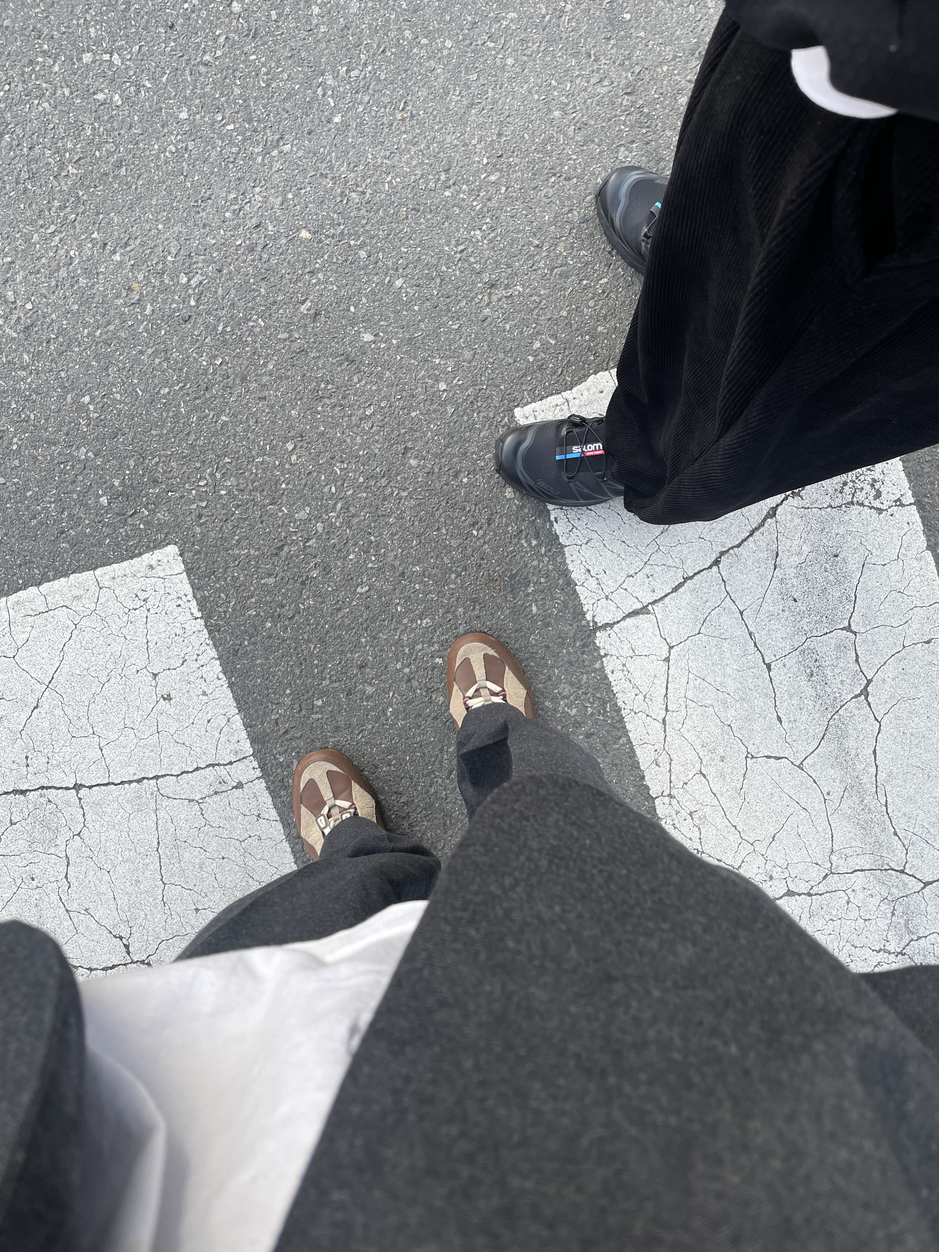 Zara x Ader Error Oversized Wool Blazer Dark Grey, Zara x Ader Error Wool Pants Dark Grey 착용 스타일 - 4