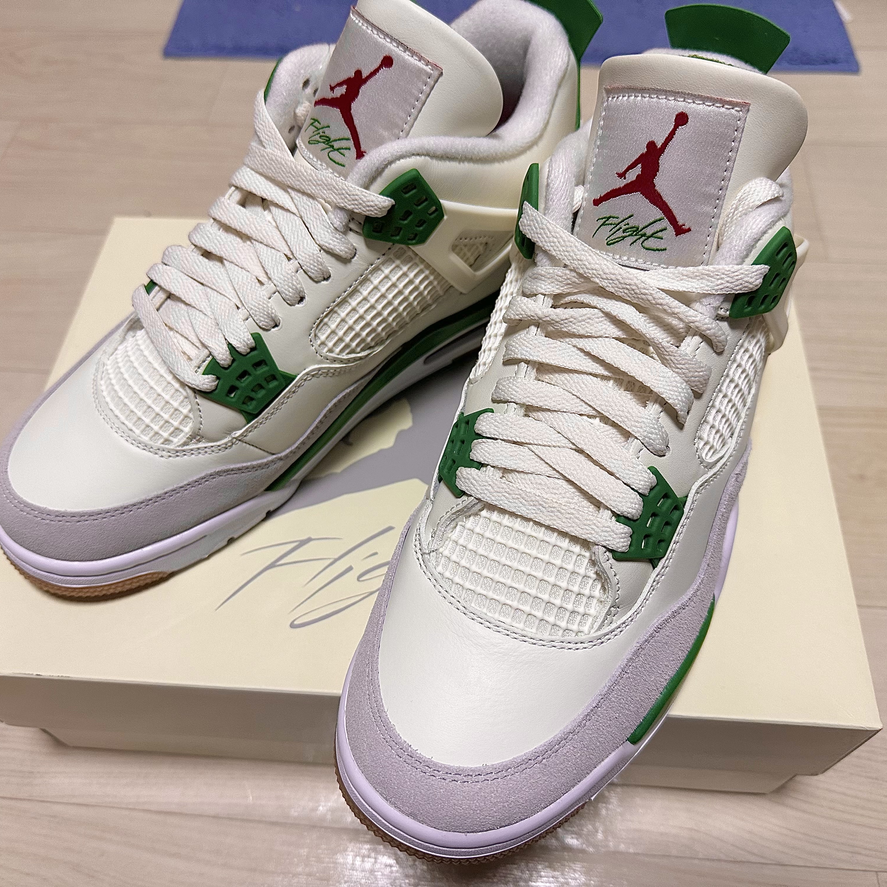 Jordan 4 x Nike SB Retro SP Pine Green 착용 스타일 - 2