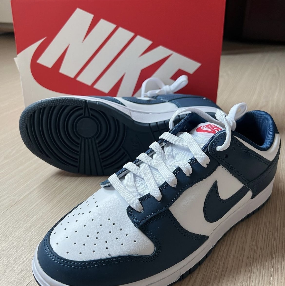 Nike Dunk Low Retro Valerian Blue 착용 스타일