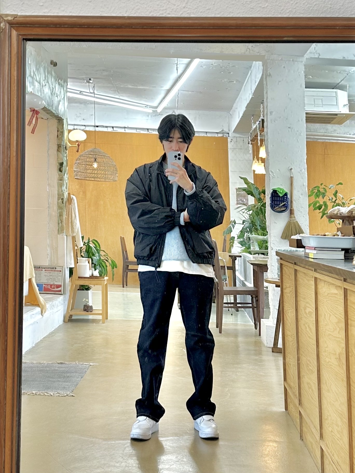 Nike x Peaceminusone Kwondo1 White 착용 스타일