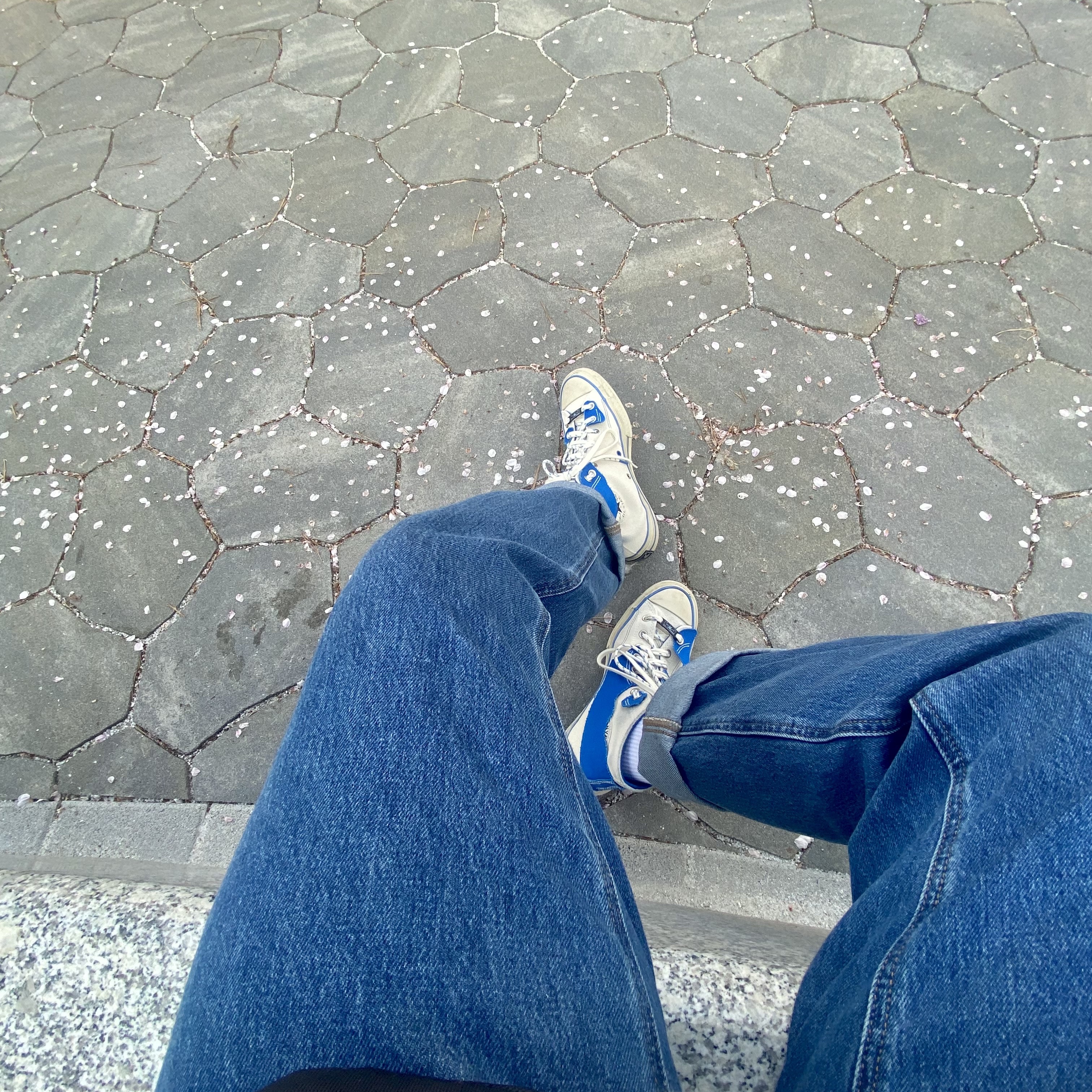 Converse x Ader Error Chuck 70 High White 착용 스타일
