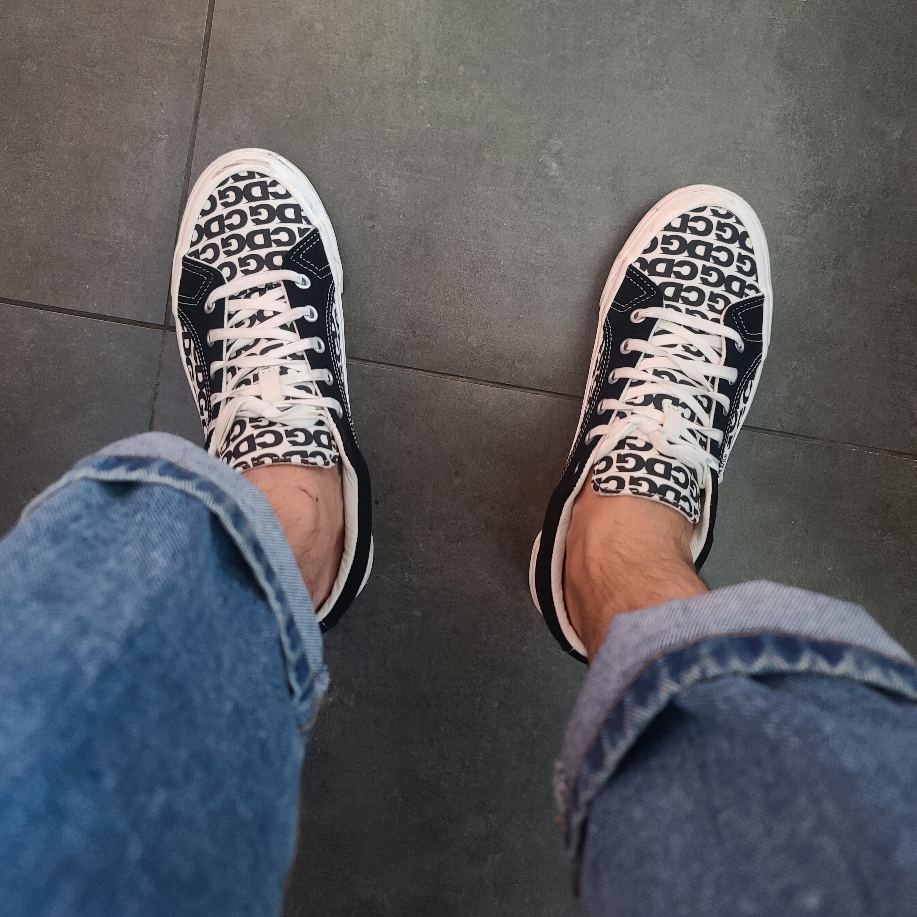 Vans Vault x CDG Lampin LX 2021 착용 스타일