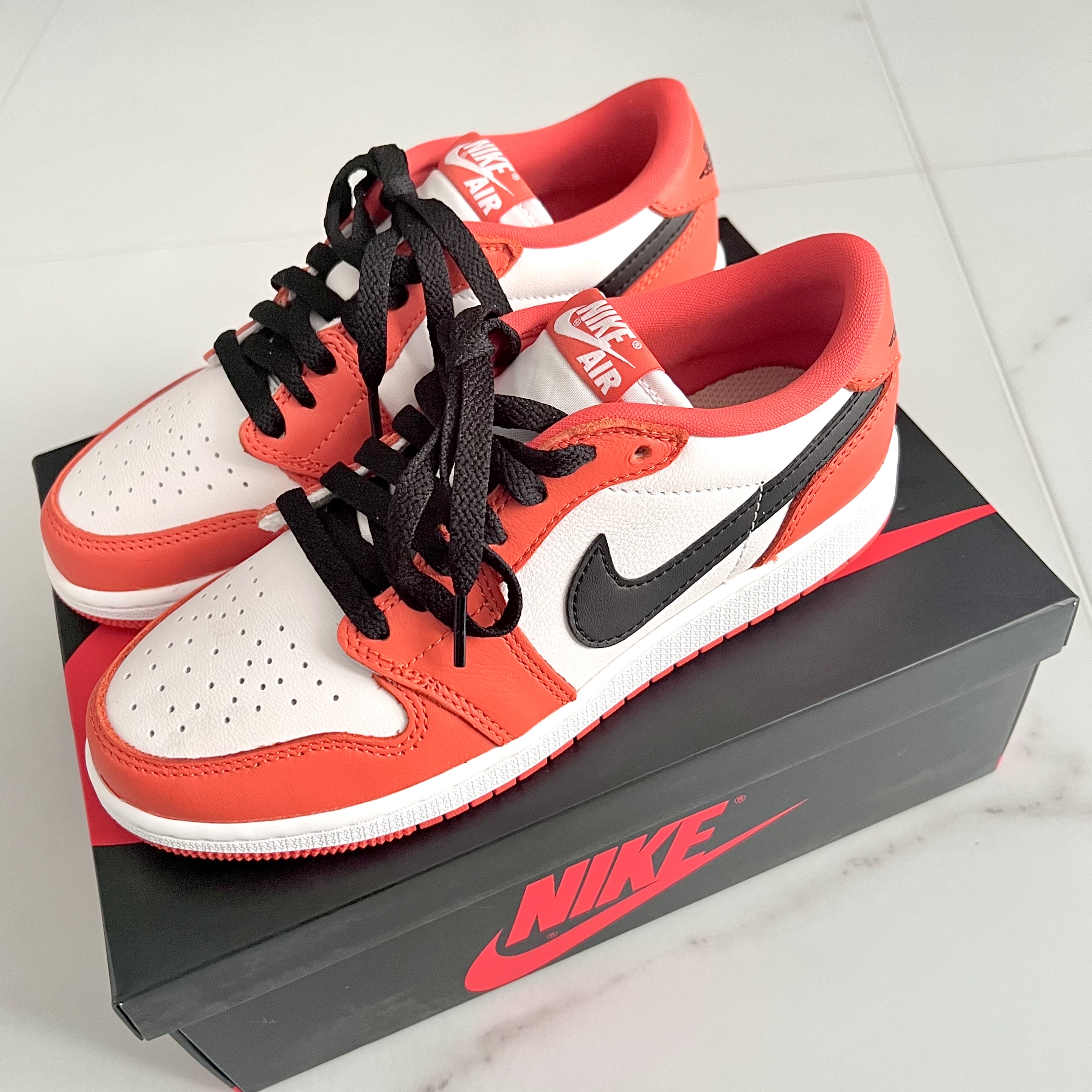 (GS) Jordan 1 Low OG Starfish 착용 스타일