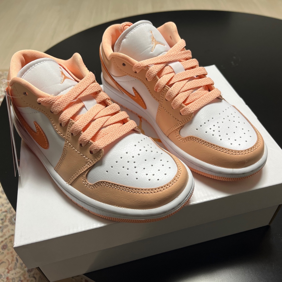 (W) Jordan 1 Low Sunset Haze 착용 스타일 - 3