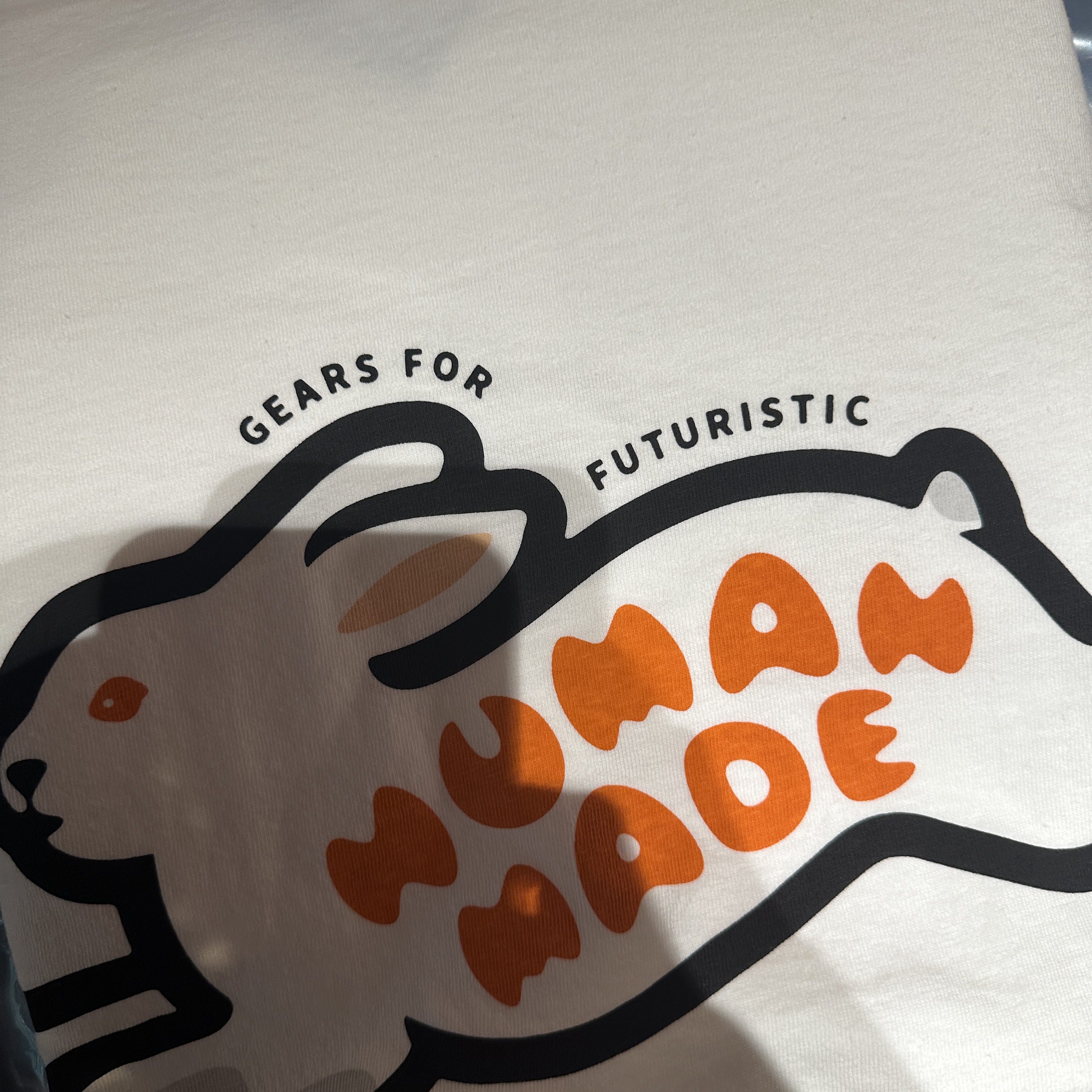 Human Made Rabbit L/S T-Shirt White 착용 스타일