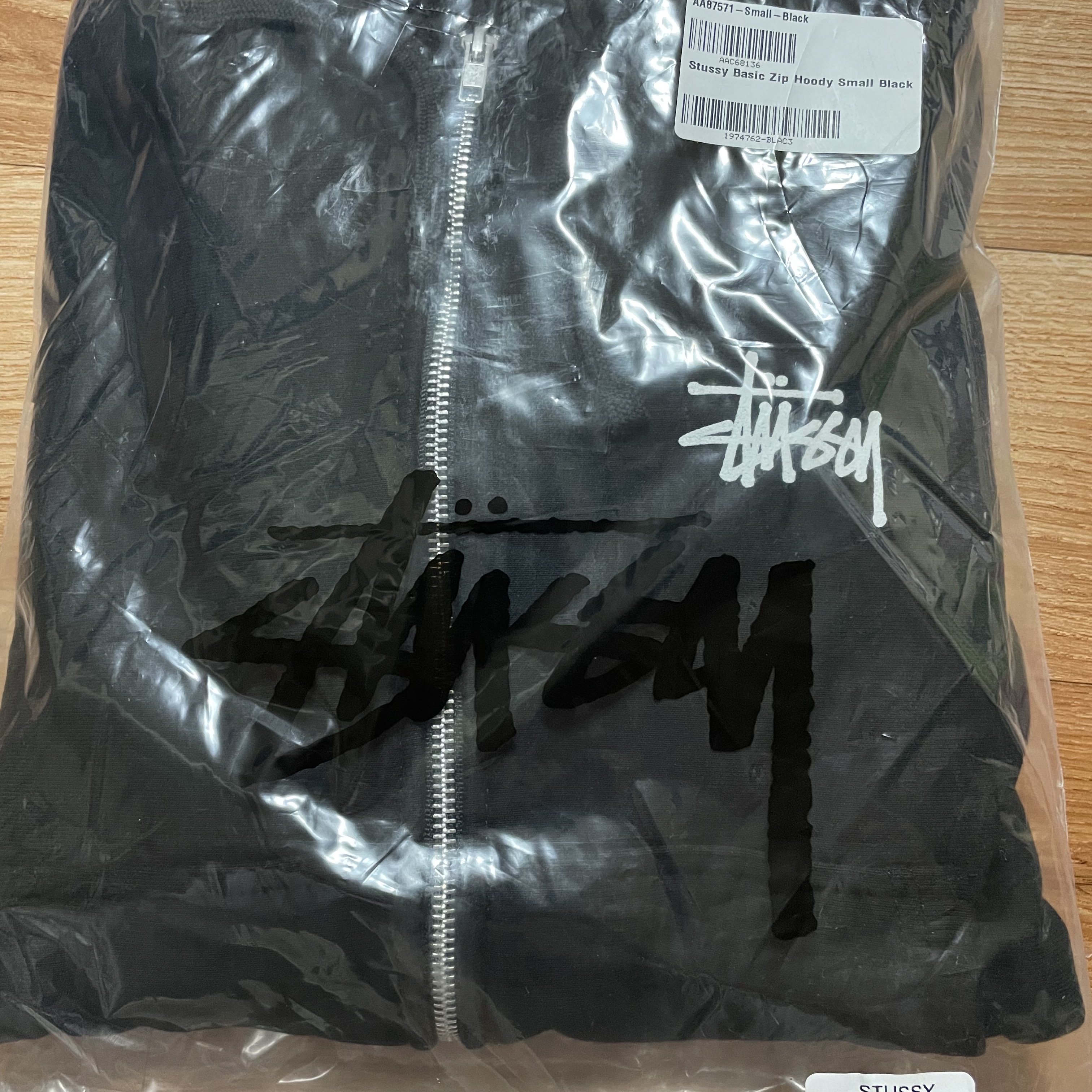 Stussy Basic Stussy Zip Hoodie Black 2022 착용 스타일