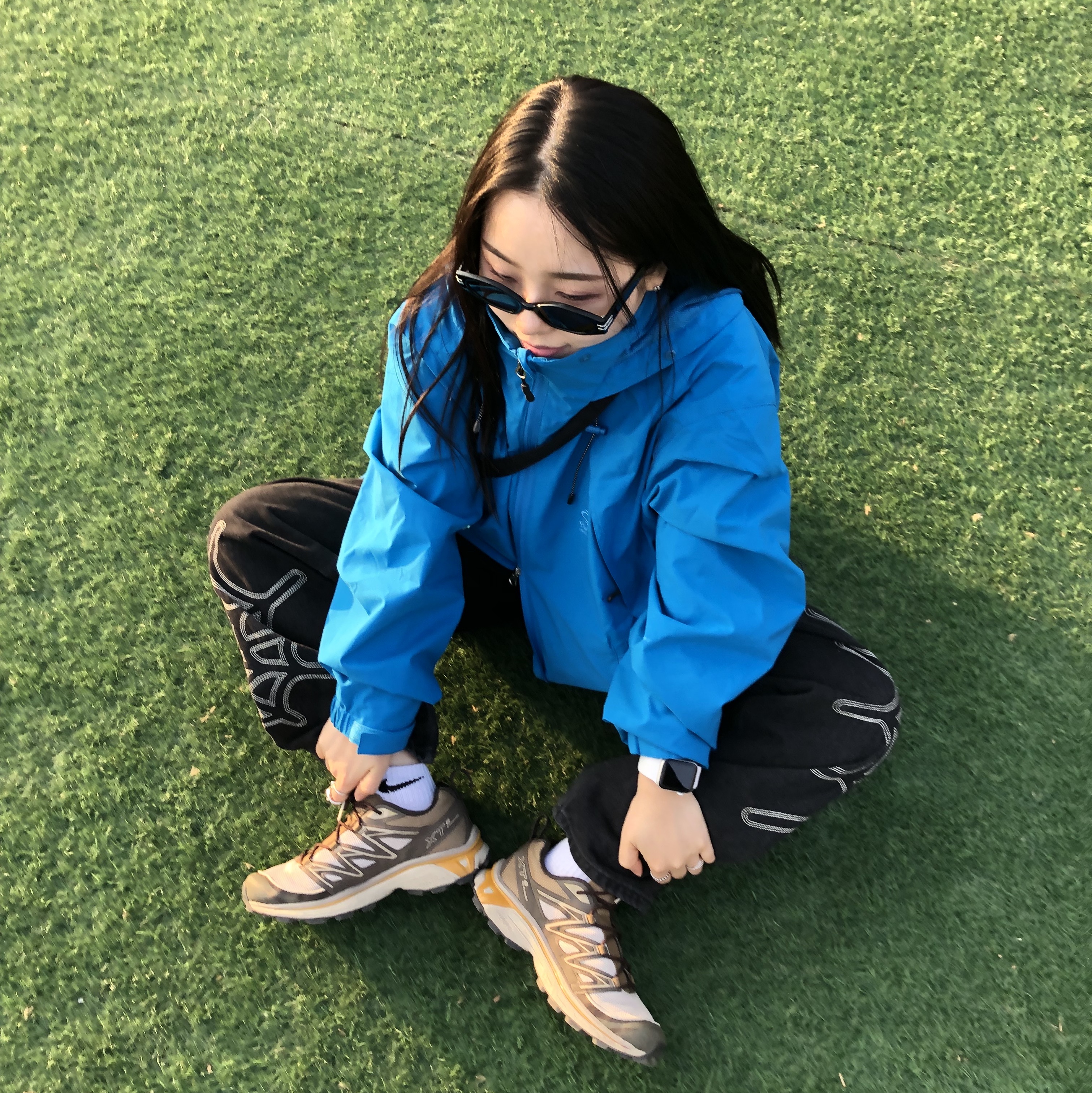 Salomon XT-6 Expanse Feather Grey 착용 스타일