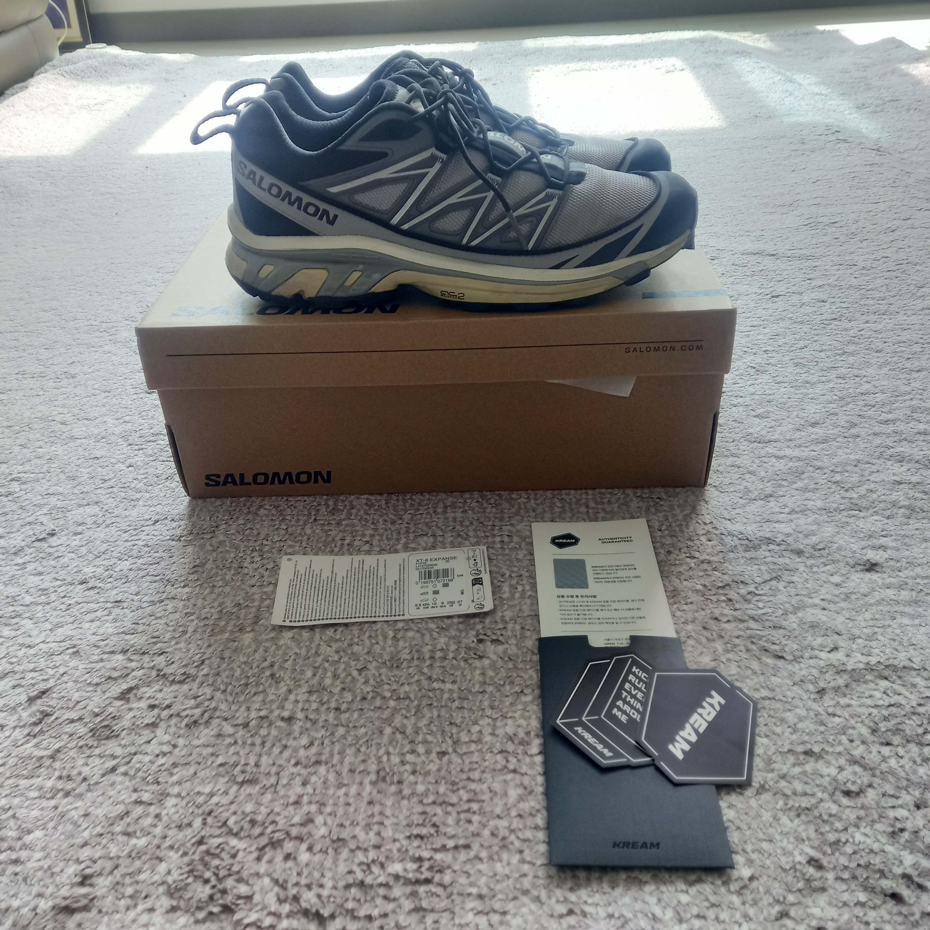 Salomon XT-6 Expanse Alloy Quiet Shade 착용 스타일 - 2