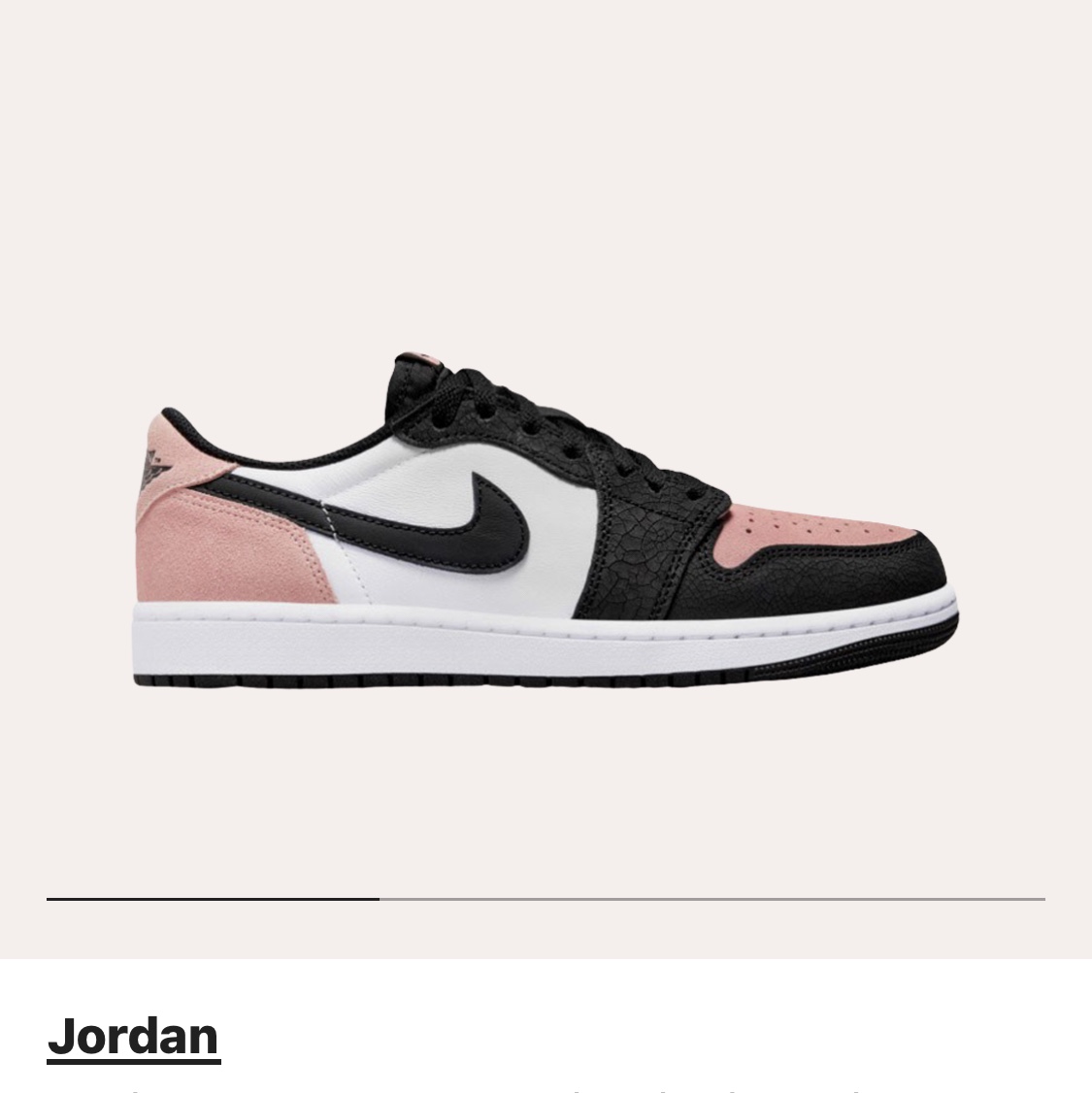 Jordan 1 Retro Low OG Bleached Coral 착용 스타일 - 3