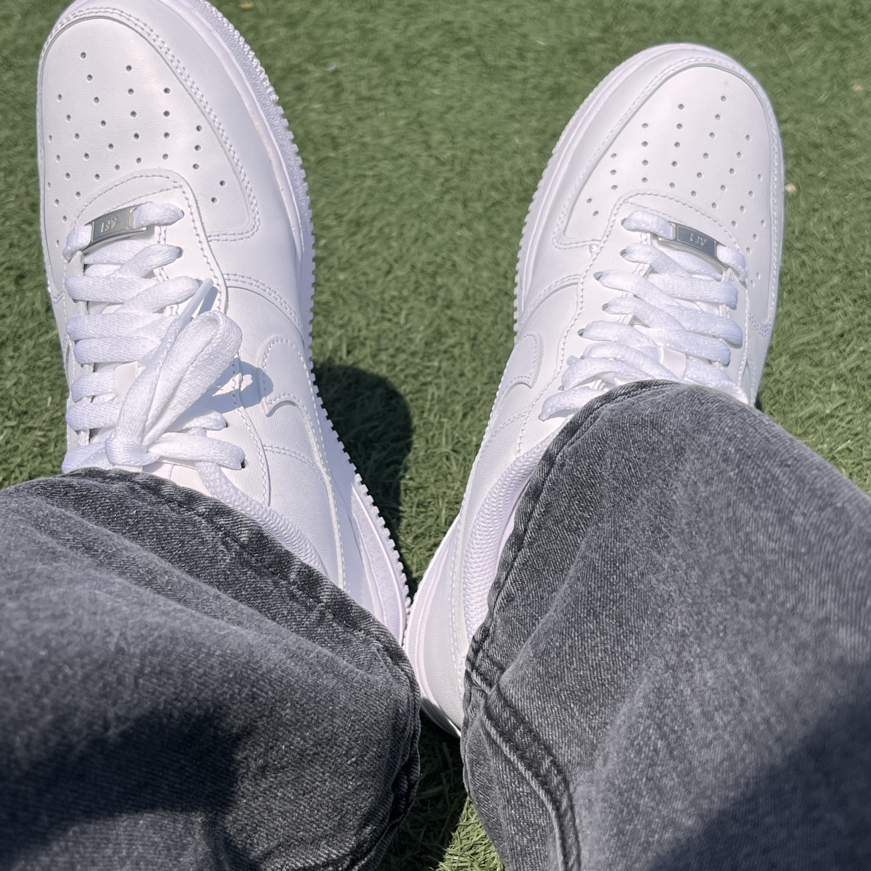Nike Air Force 1 '07 Low White 착용 스타일