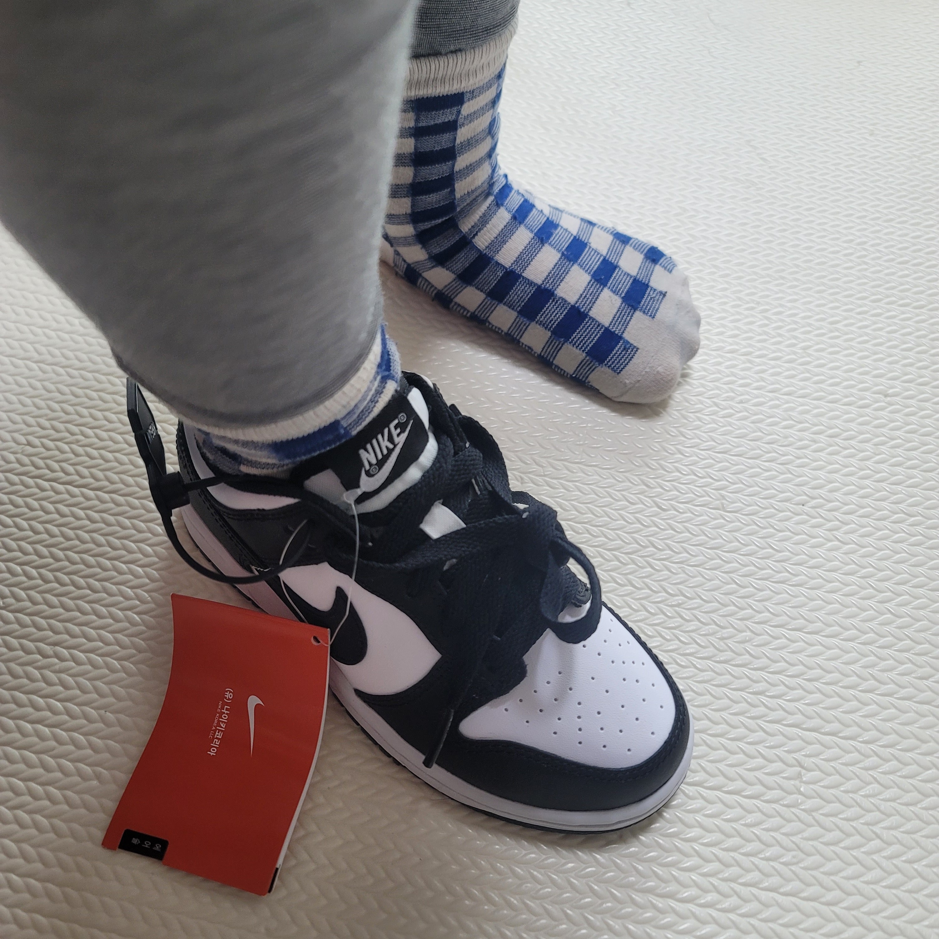(TD) Nike Dunk Low Black 착용 스타일