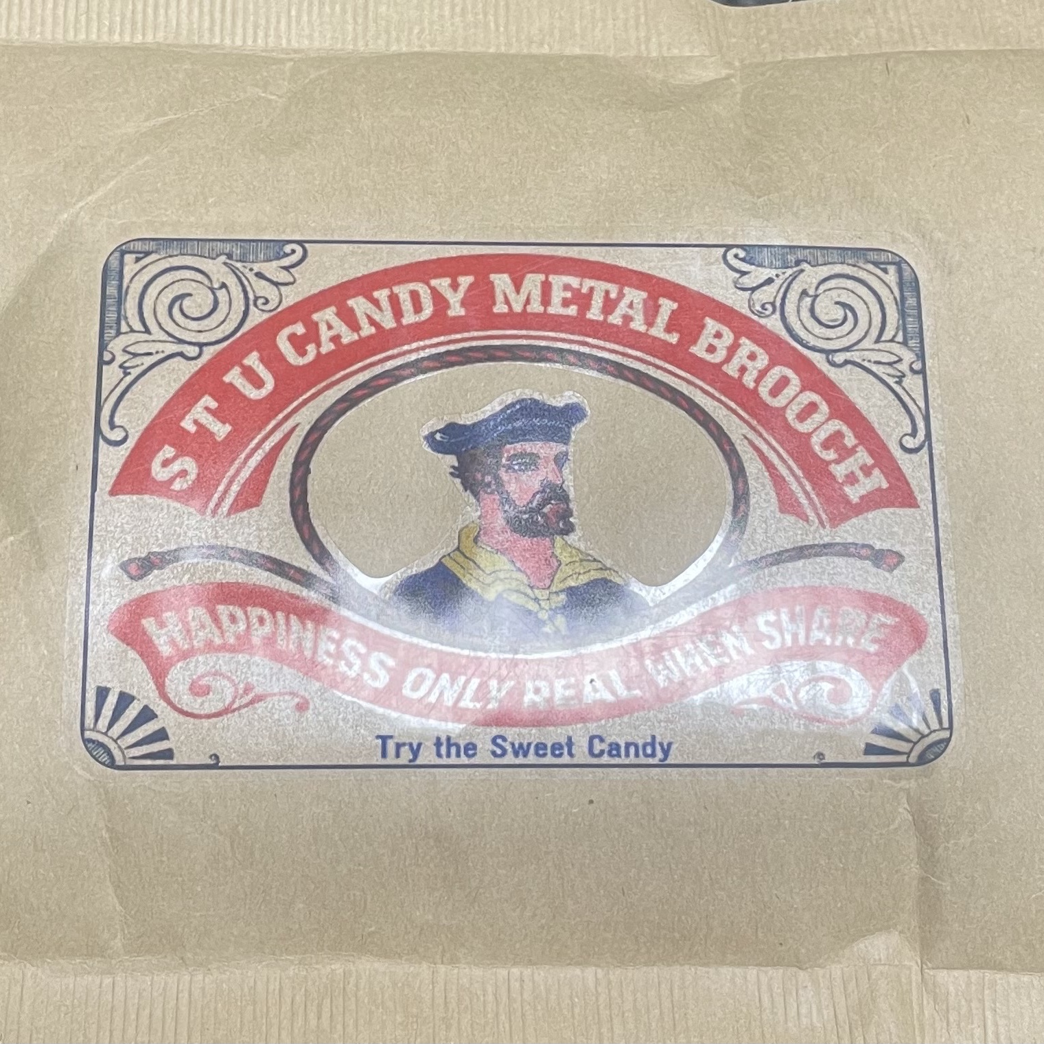 [KREAM 단독] STU Candy Metal Brooch 착용 스타일 - 1
