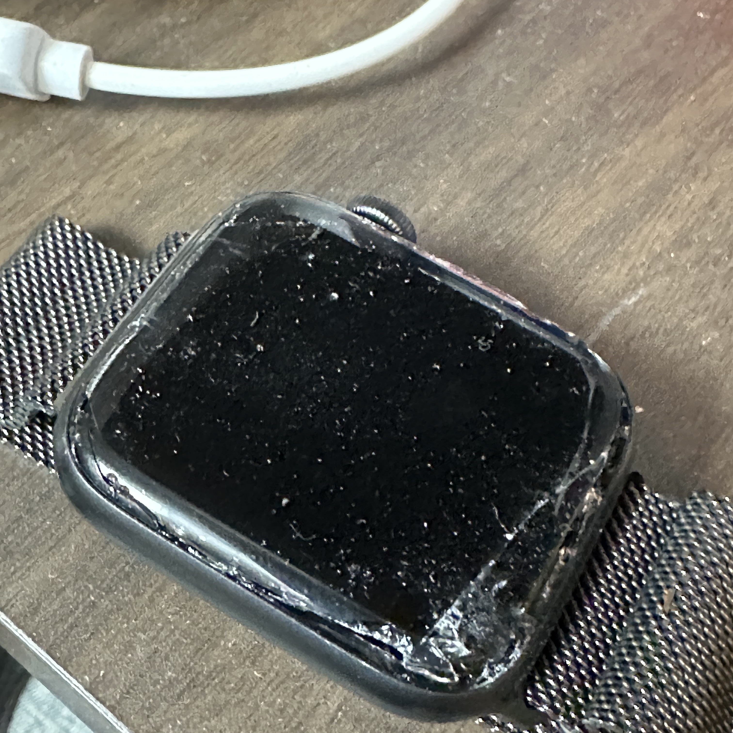 Apple Watch SE 44mm GPS Midnight Aluminum Case with Sport Band Midnight (Korean Ver.) 착용 스타일
