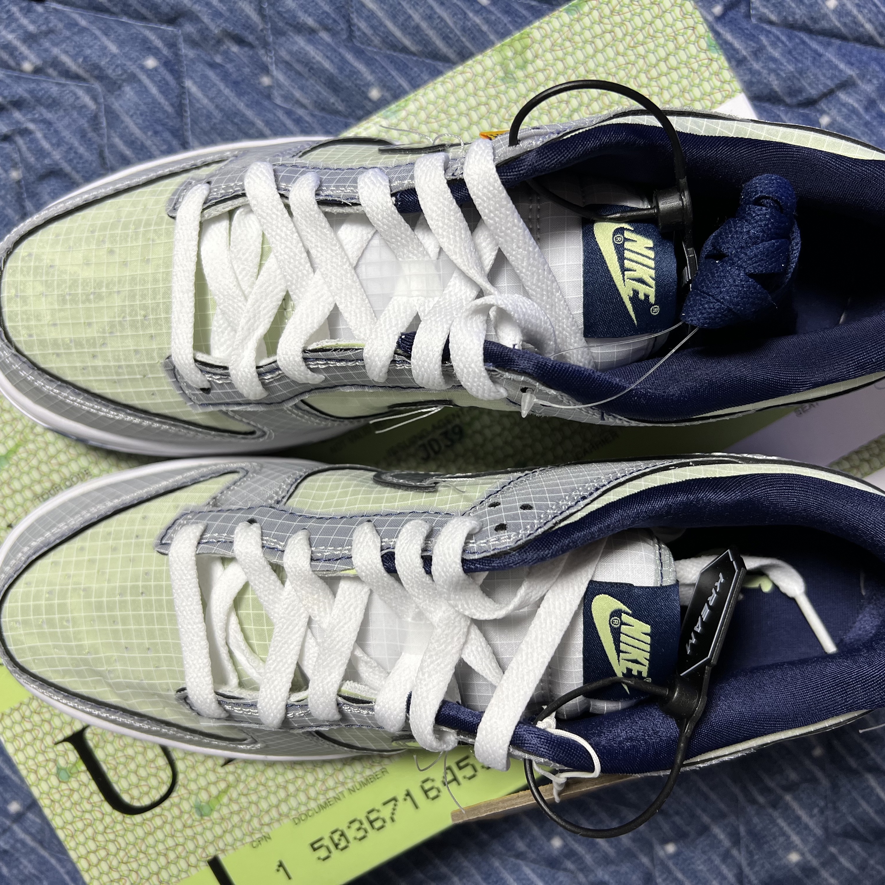 Nike x Union Dunk Low Passport Pack Pistachio 착용 스타일 - 2