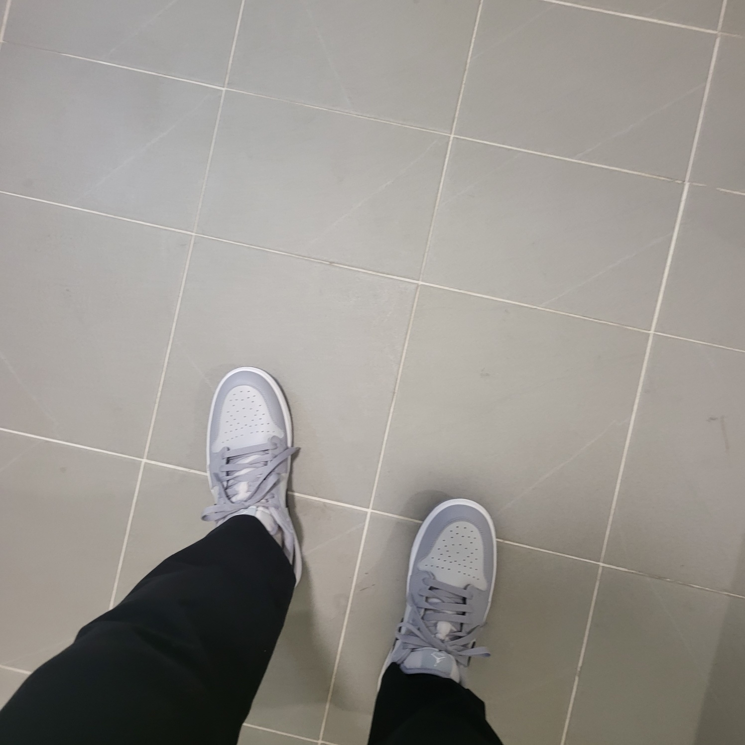 Jordan 1 Low Golf Wolf Grey 착용 스타일