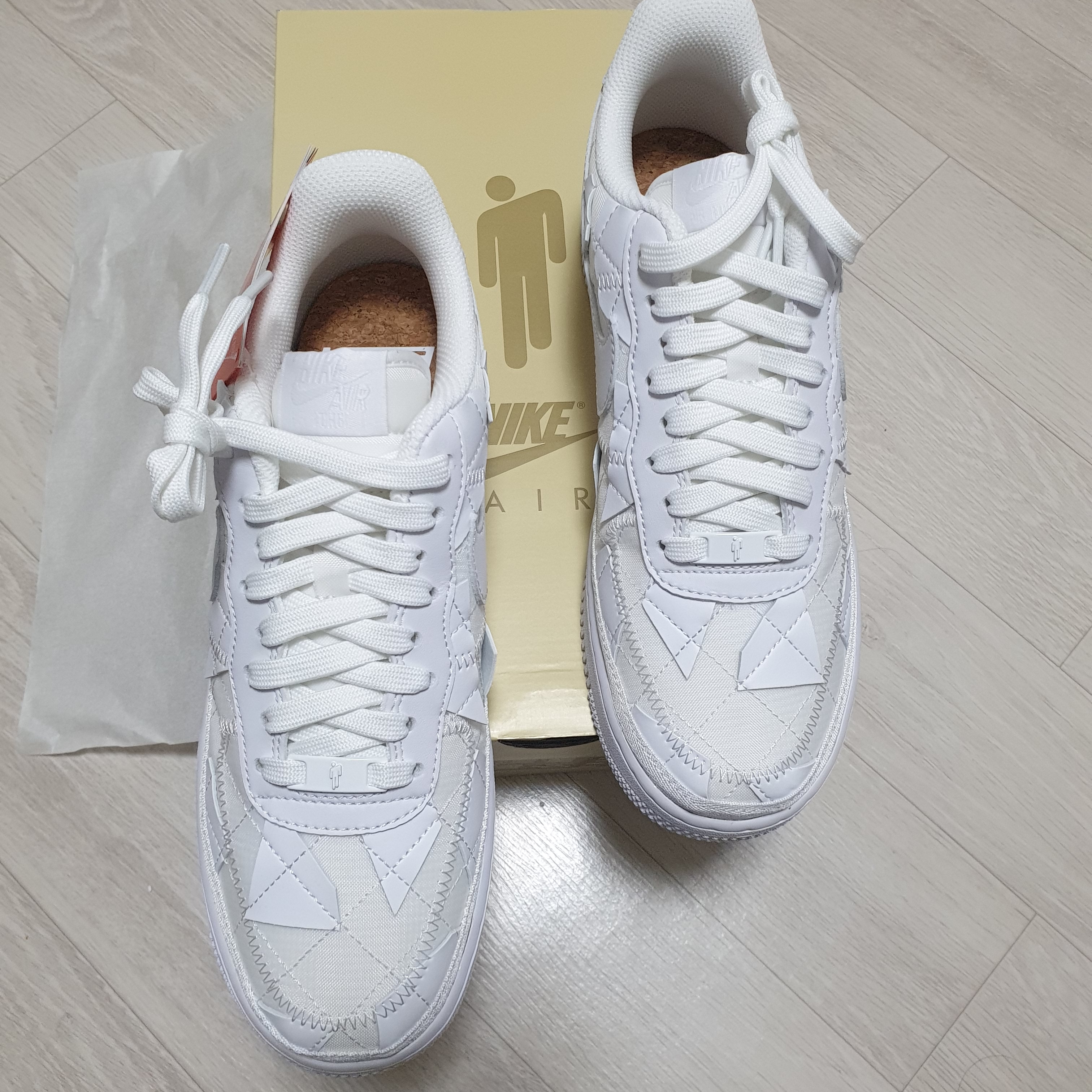 Nike x Billie Eilish Air Force 1 Low SP Triple White 착용 스타일 - 1