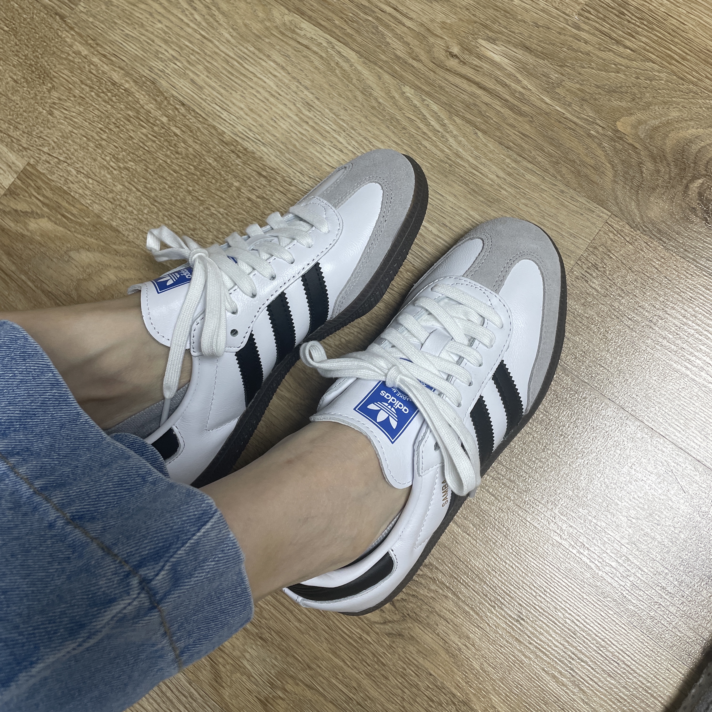 Adidas Samba OG Cloud White 착용 스타일 - 4