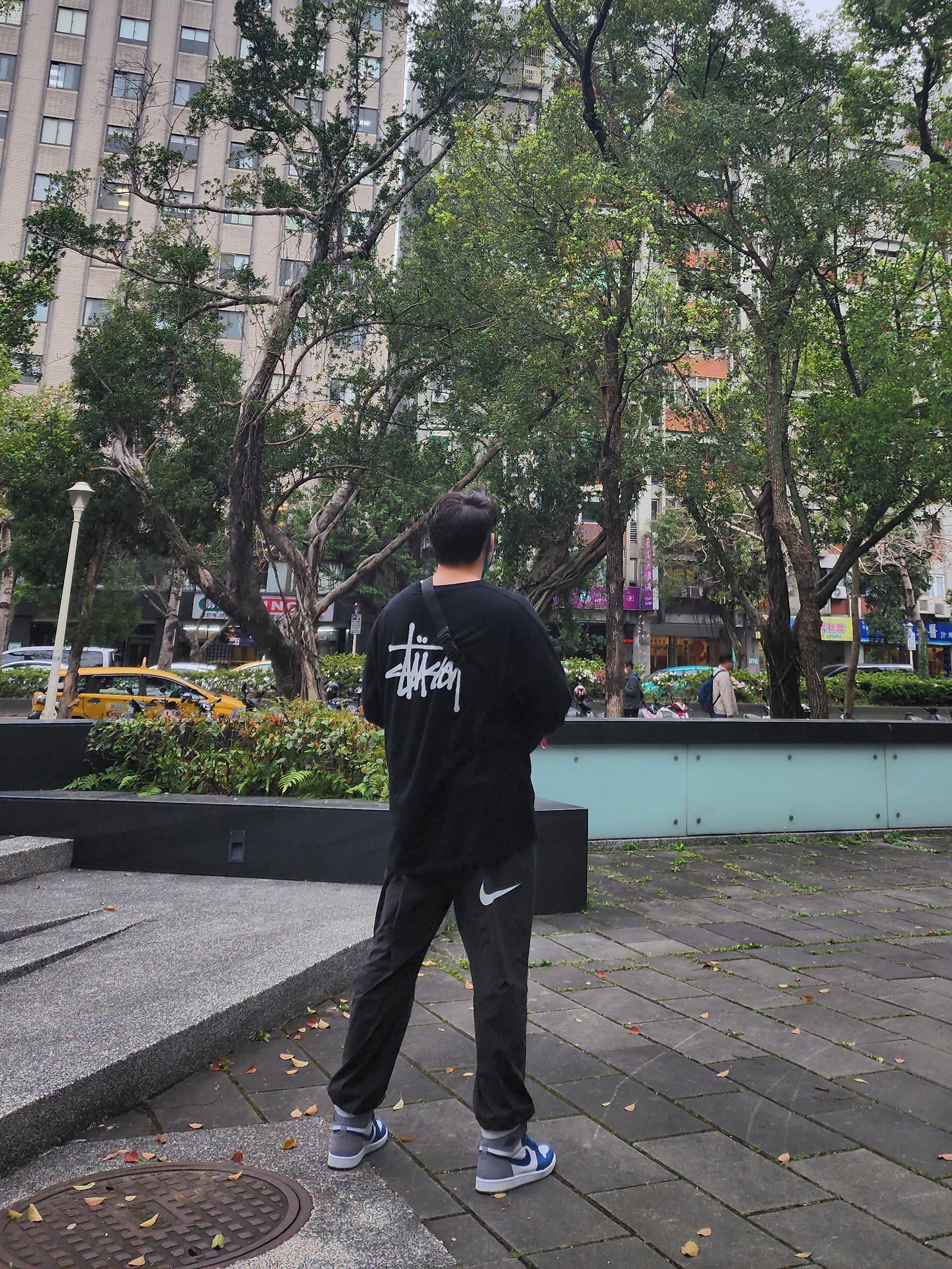 Stussy Basic Stussy LS T-Shirt Black 2022, Nike x Stussy Beach Pants Off Noir 착용 스타일