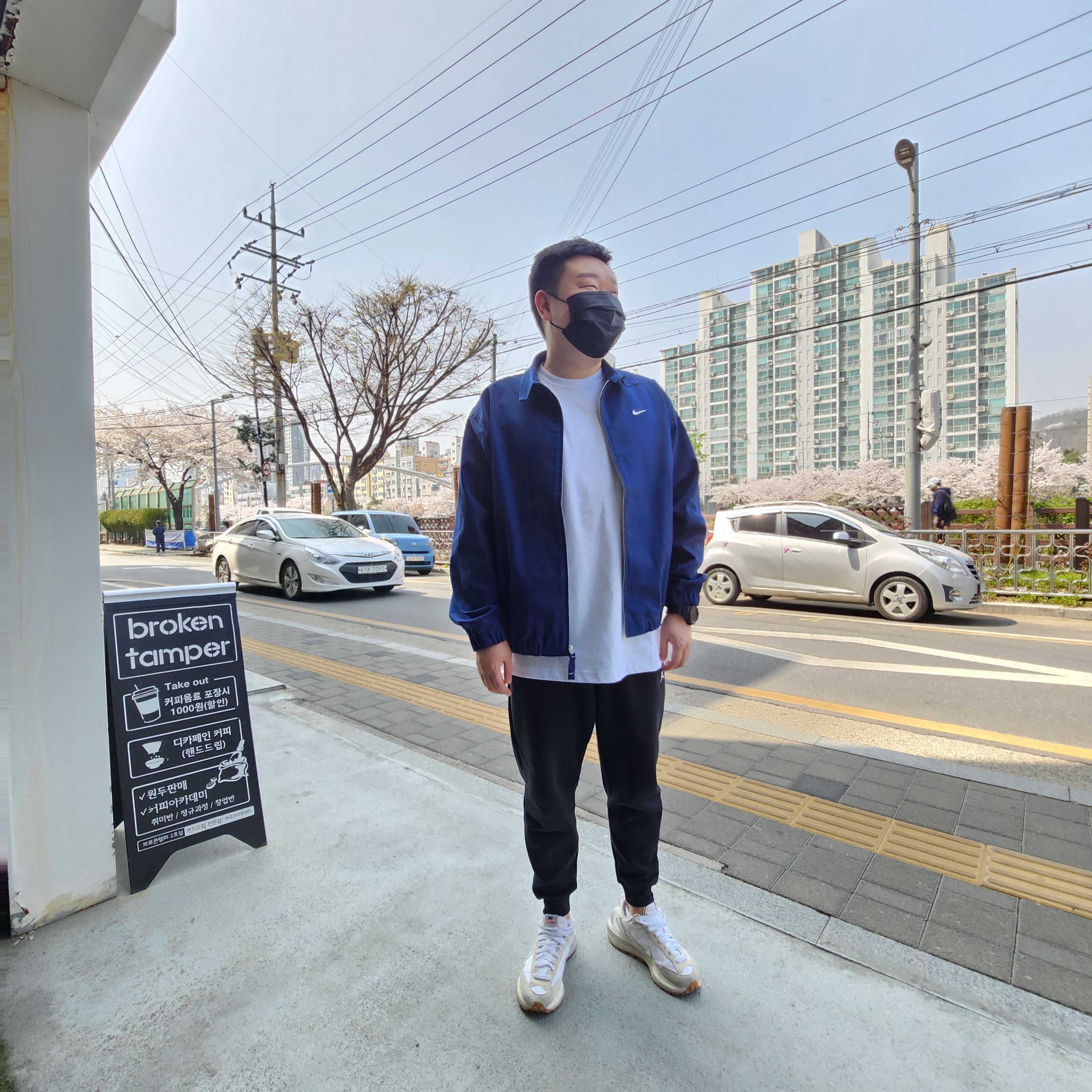 Nike SB Lightweight Skateboarding Jacket Midnight Navy - Asia 착용 스타일 - 2