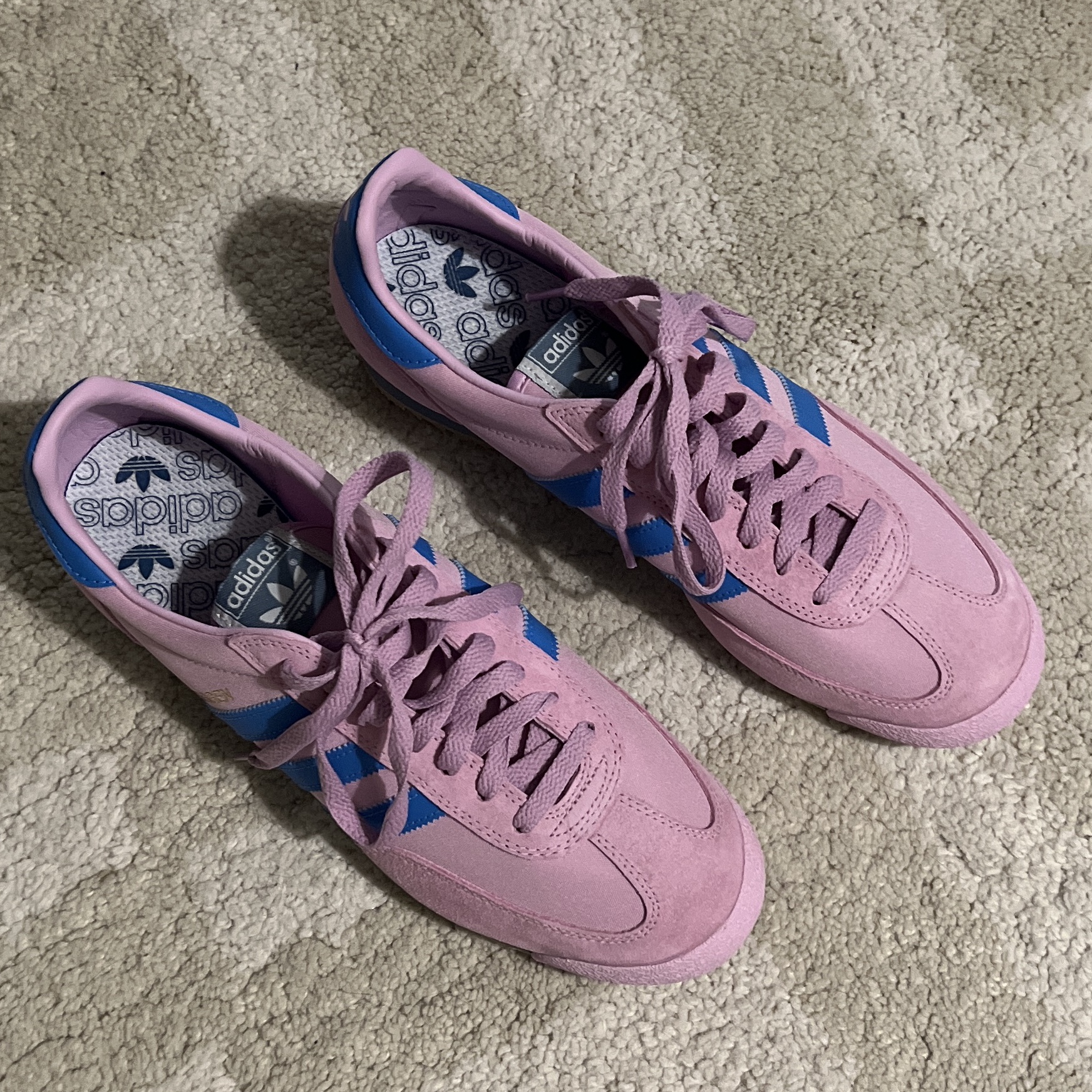 Adidas Joggen OG Bliss Lilac - Size? Exclusive 착용 스타일 - 2