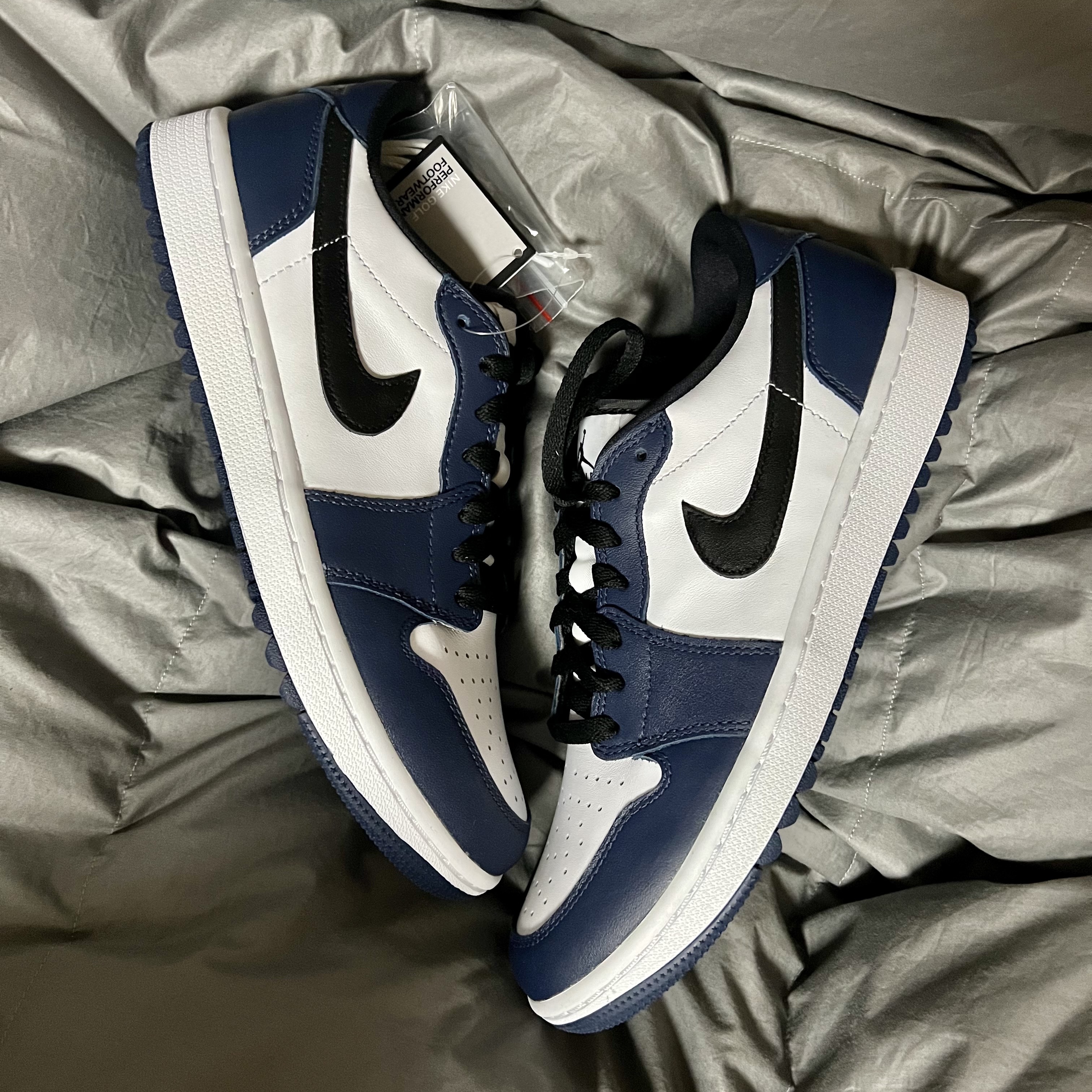 Jordan 1 Low Golf Midnight Navy 착용 스타일