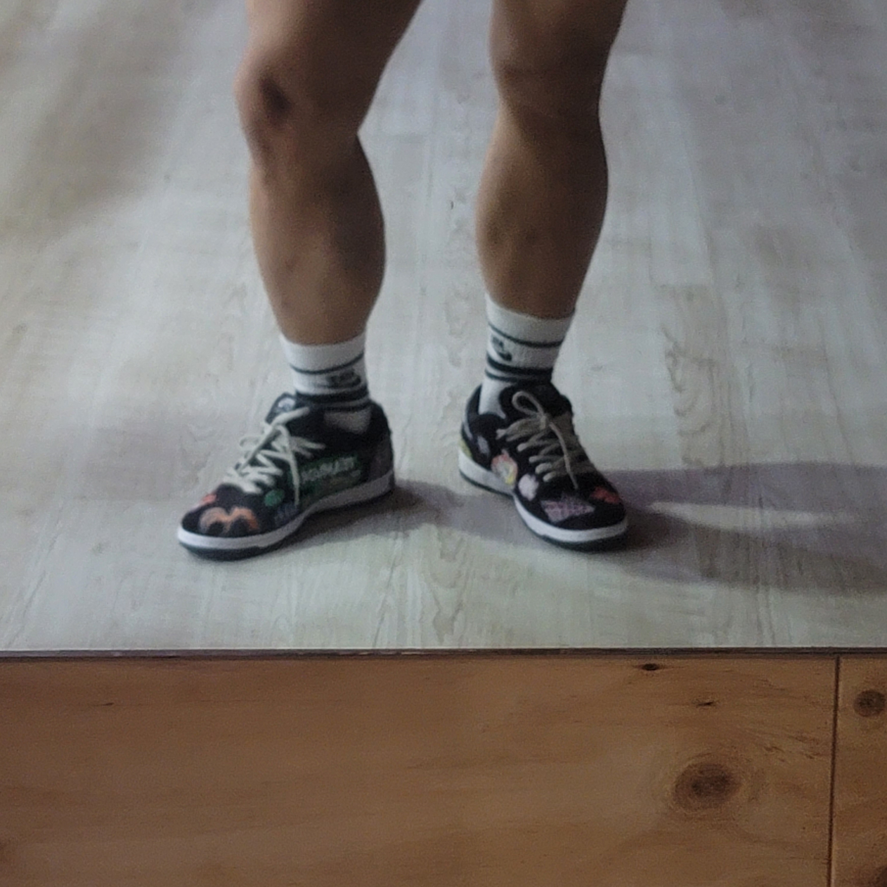 Nike x Neckface SB Dunk Low Pro Black 착용 스타일 - 2