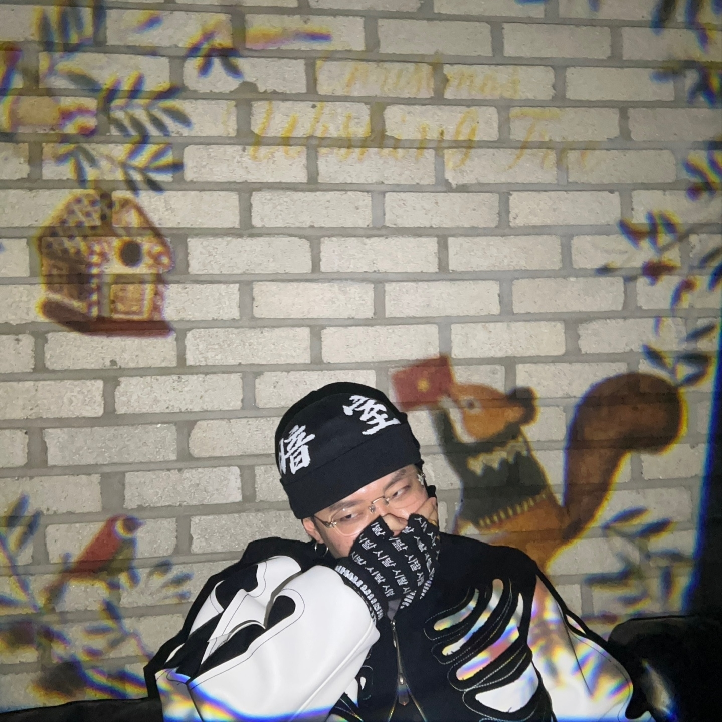 Darkr8m Studio Beanie Black 착용 스타일