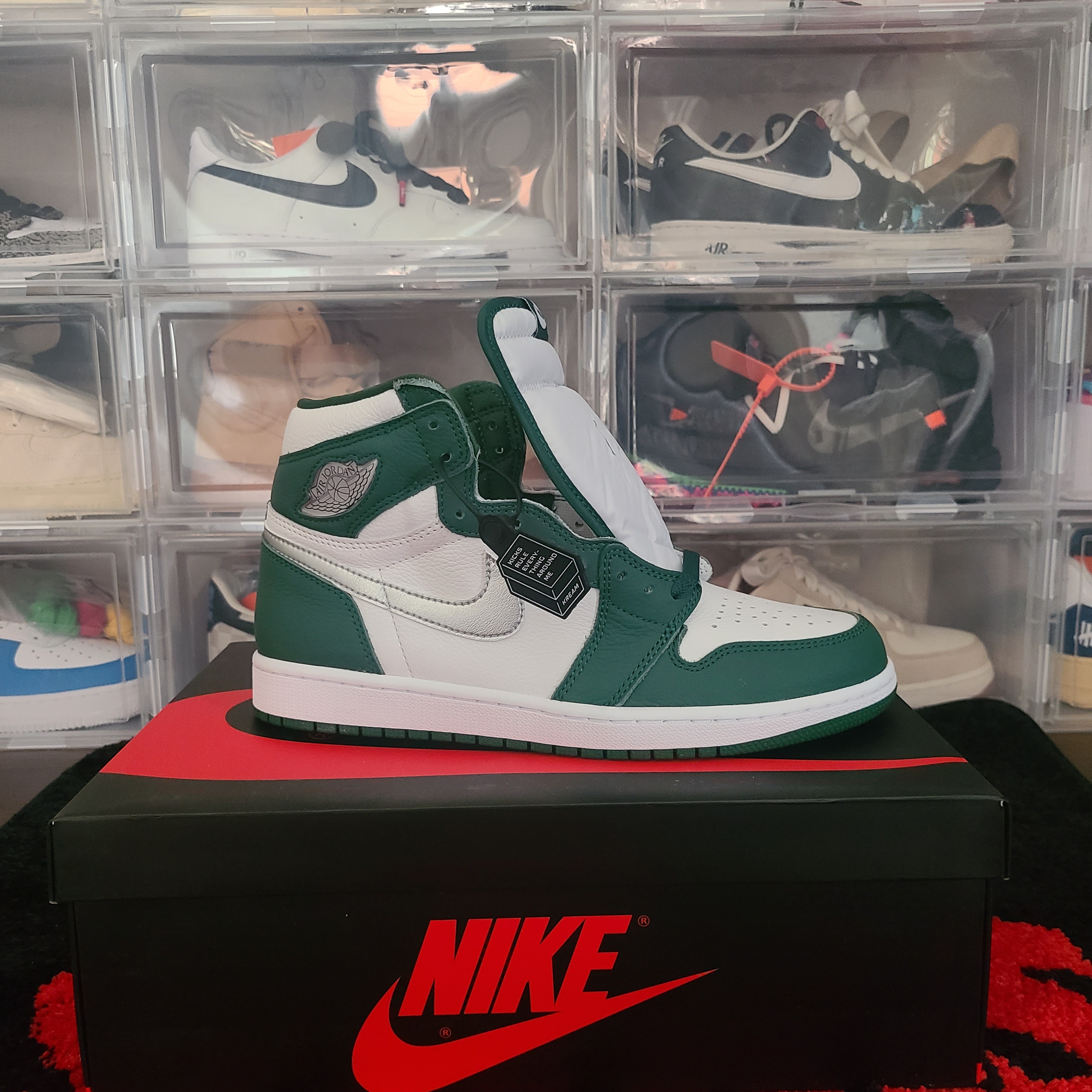 Jordan 1 Retro High OG Gorge Green 착용 스타일