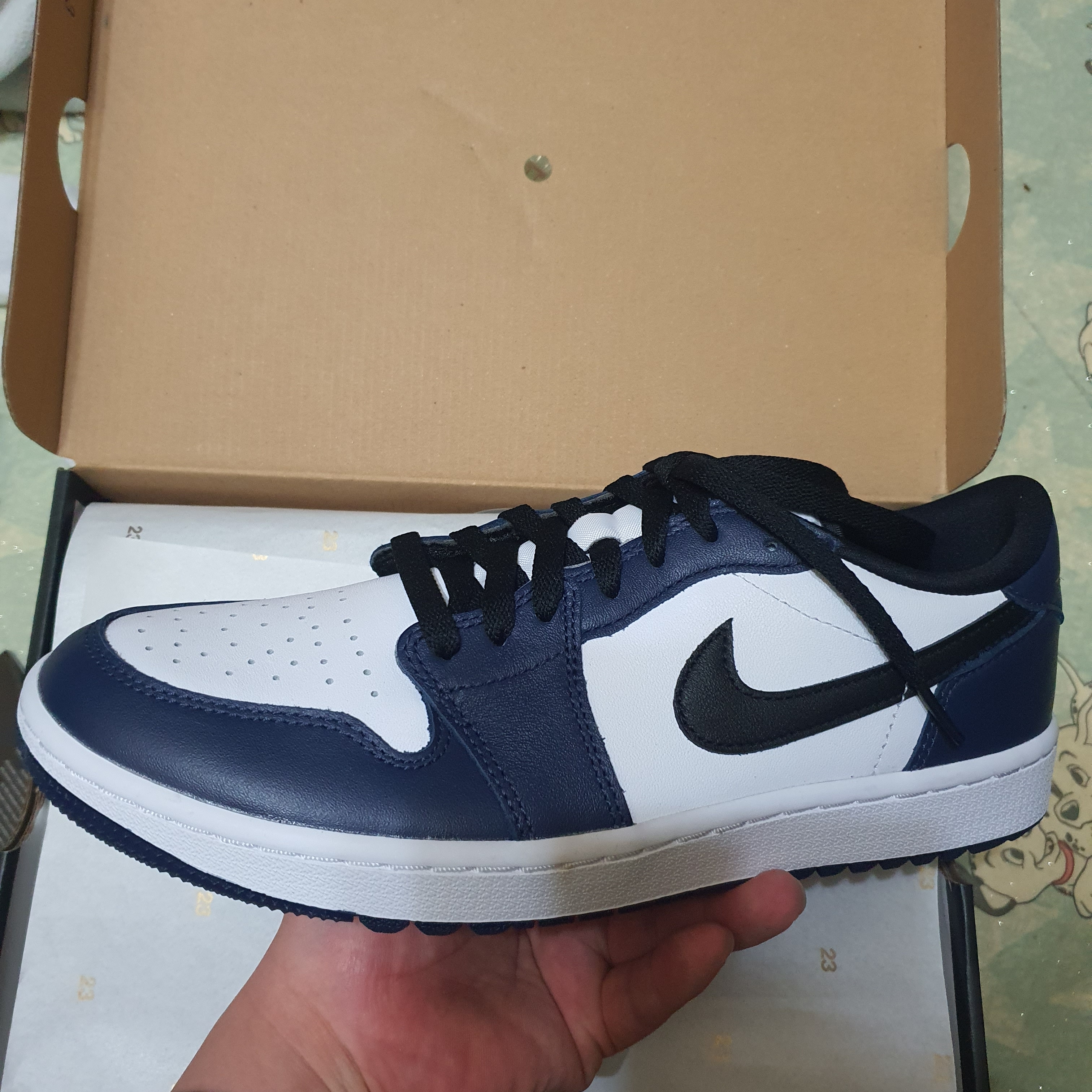 Jordan 1 Low Golf Midnight Navy 착용 스타일