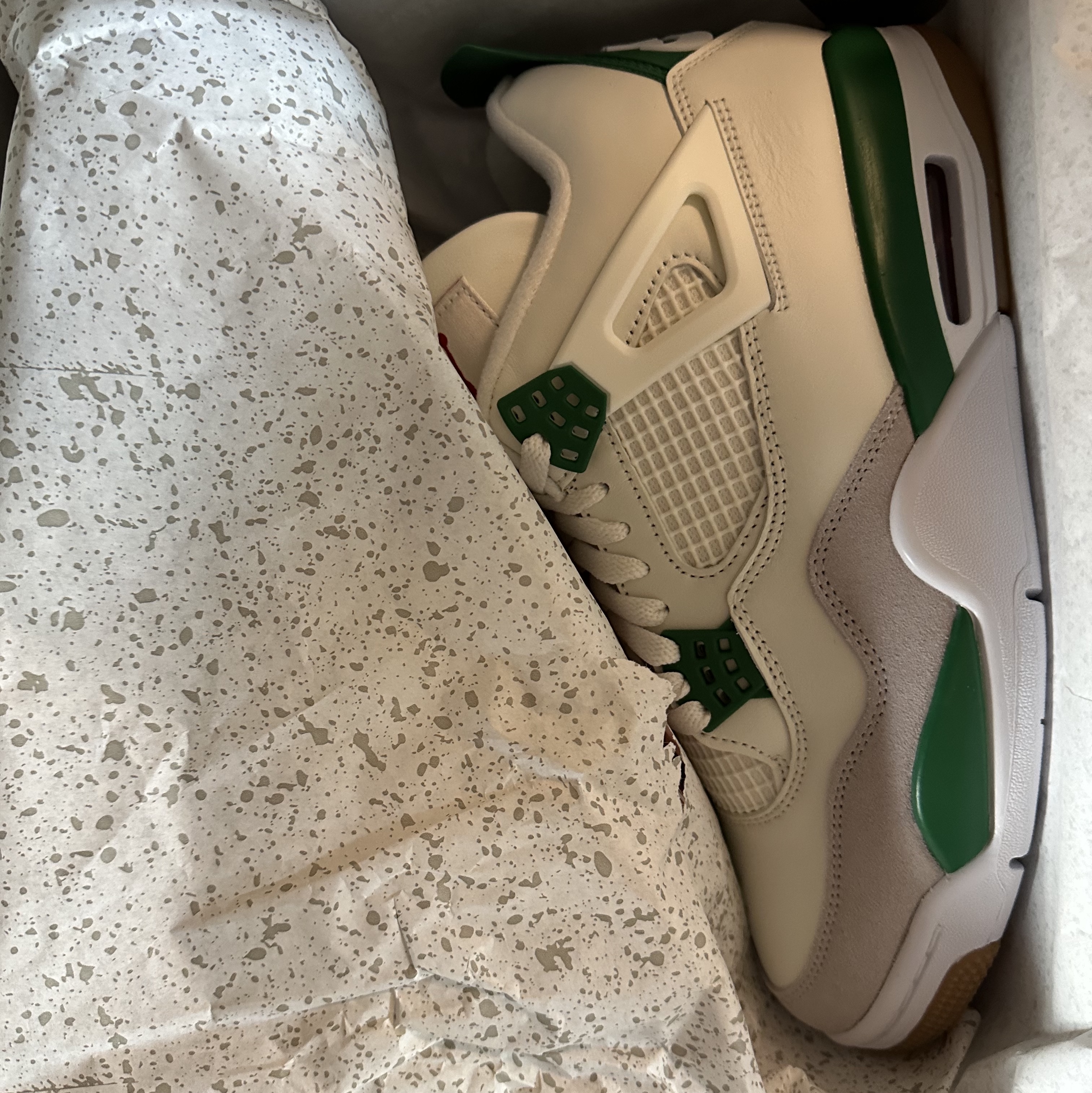 Jordan 4 x Nike SB Retro SP Pine Green 착용 스타일