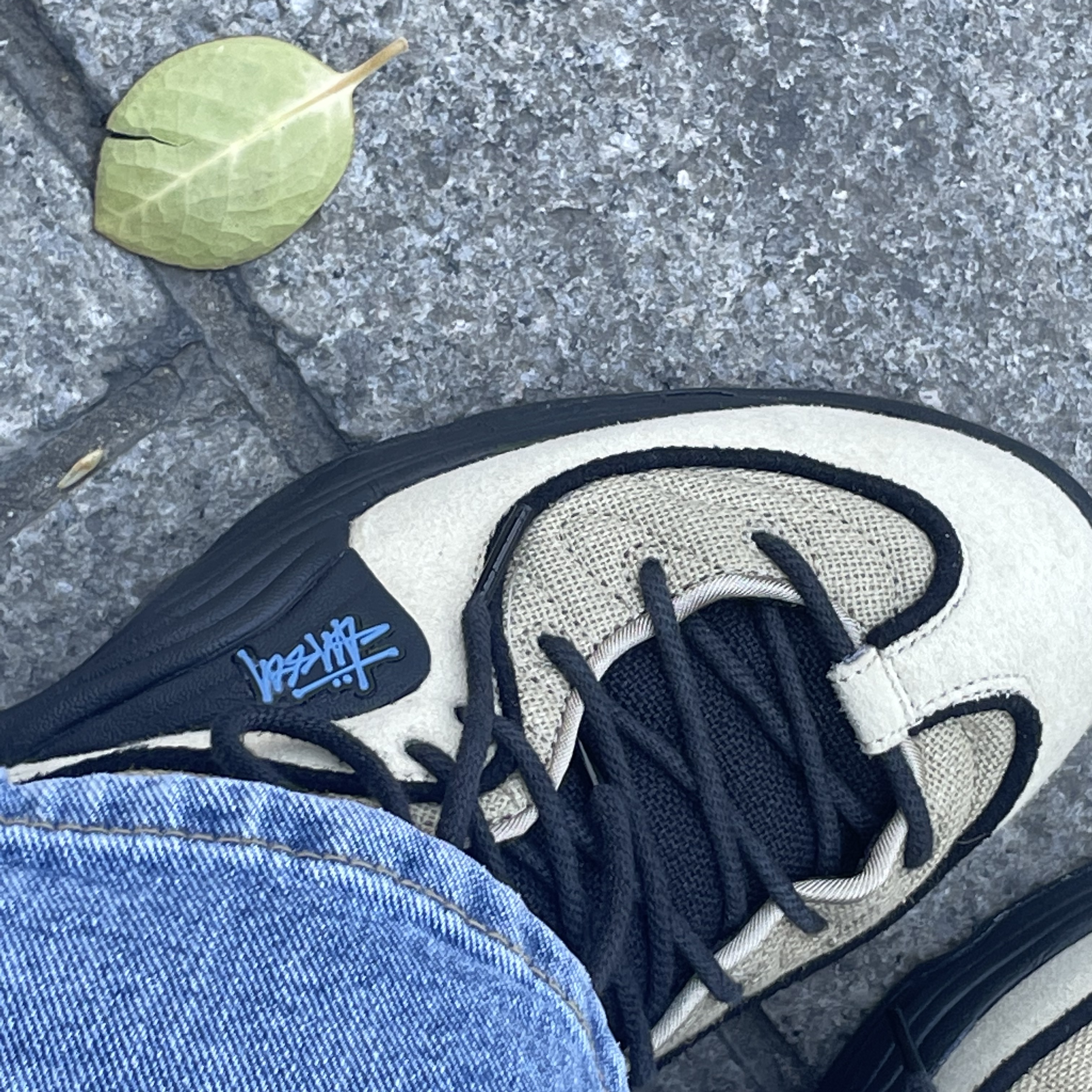 Nike x Stussy Air Penny II Rattan and Limestone 착용 스타일