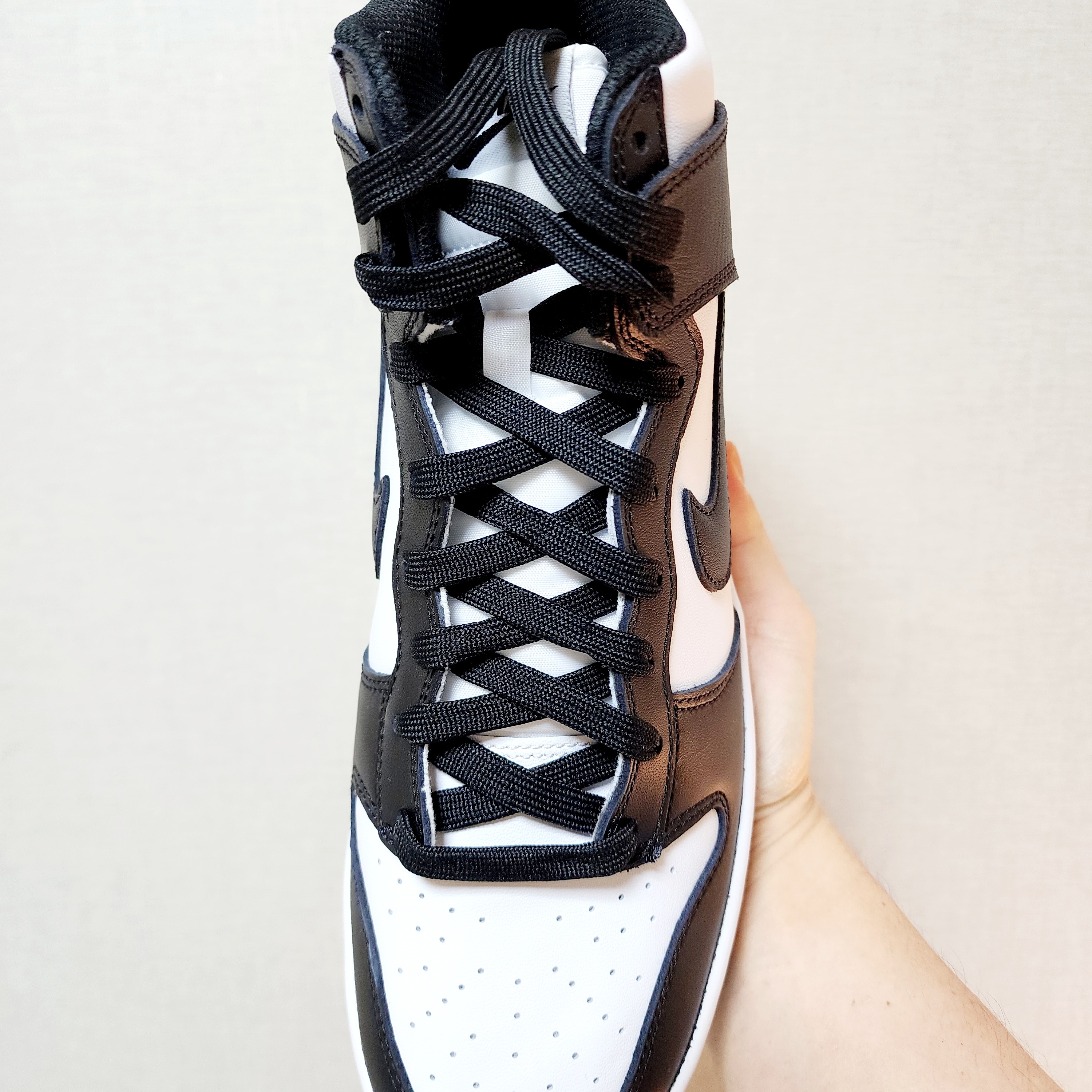 Nike Dunk High Retro Championship White 착용 스타일 - 2