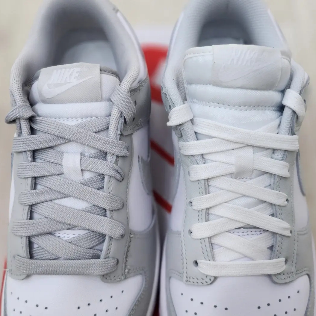 Nike Dunk Low Retro Grey Fog, (W) Nike Dunk Low Photon Dust 착용 스타일 - 5