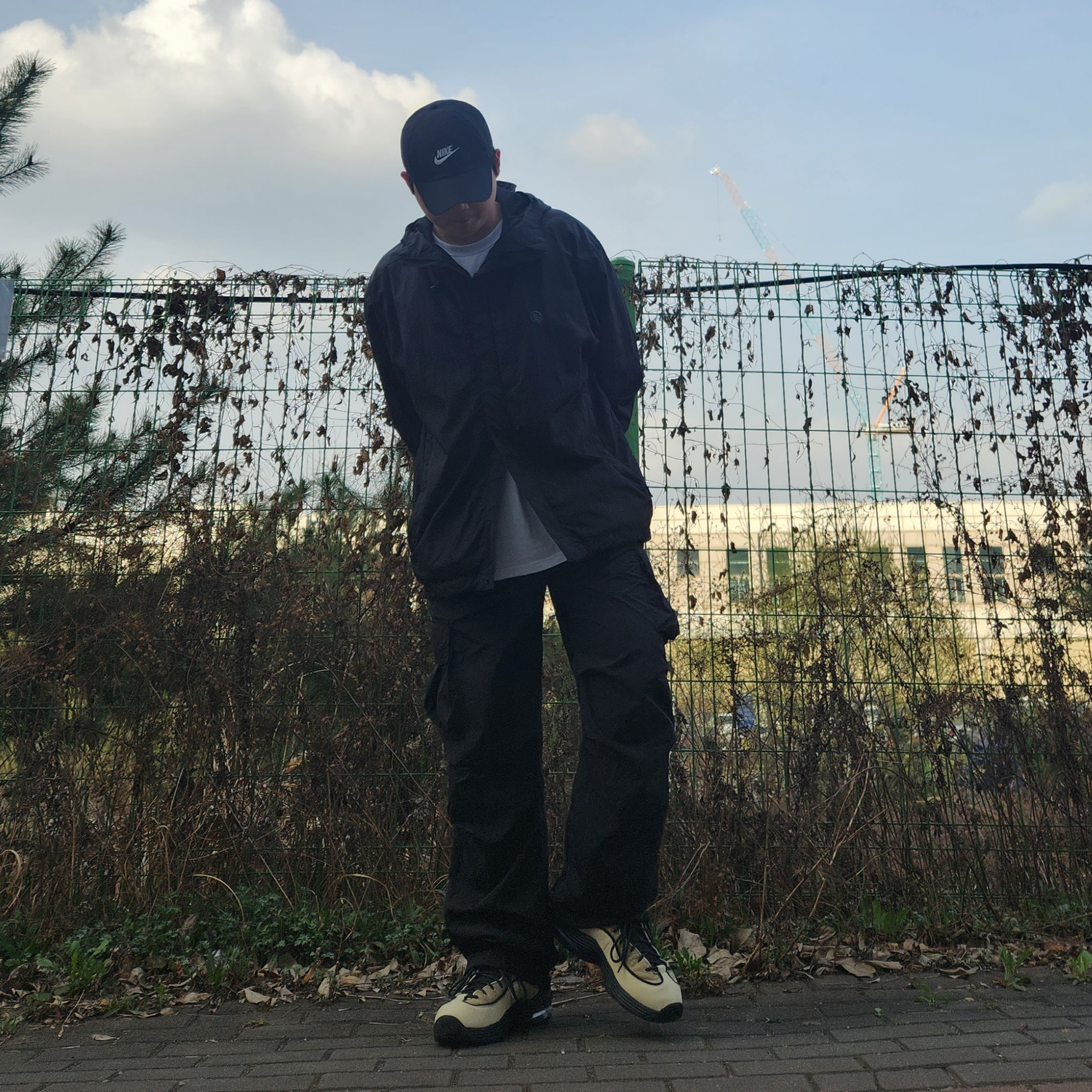 Nike x Stussy Air Penny II Rattan and Limestone 착용 스타일