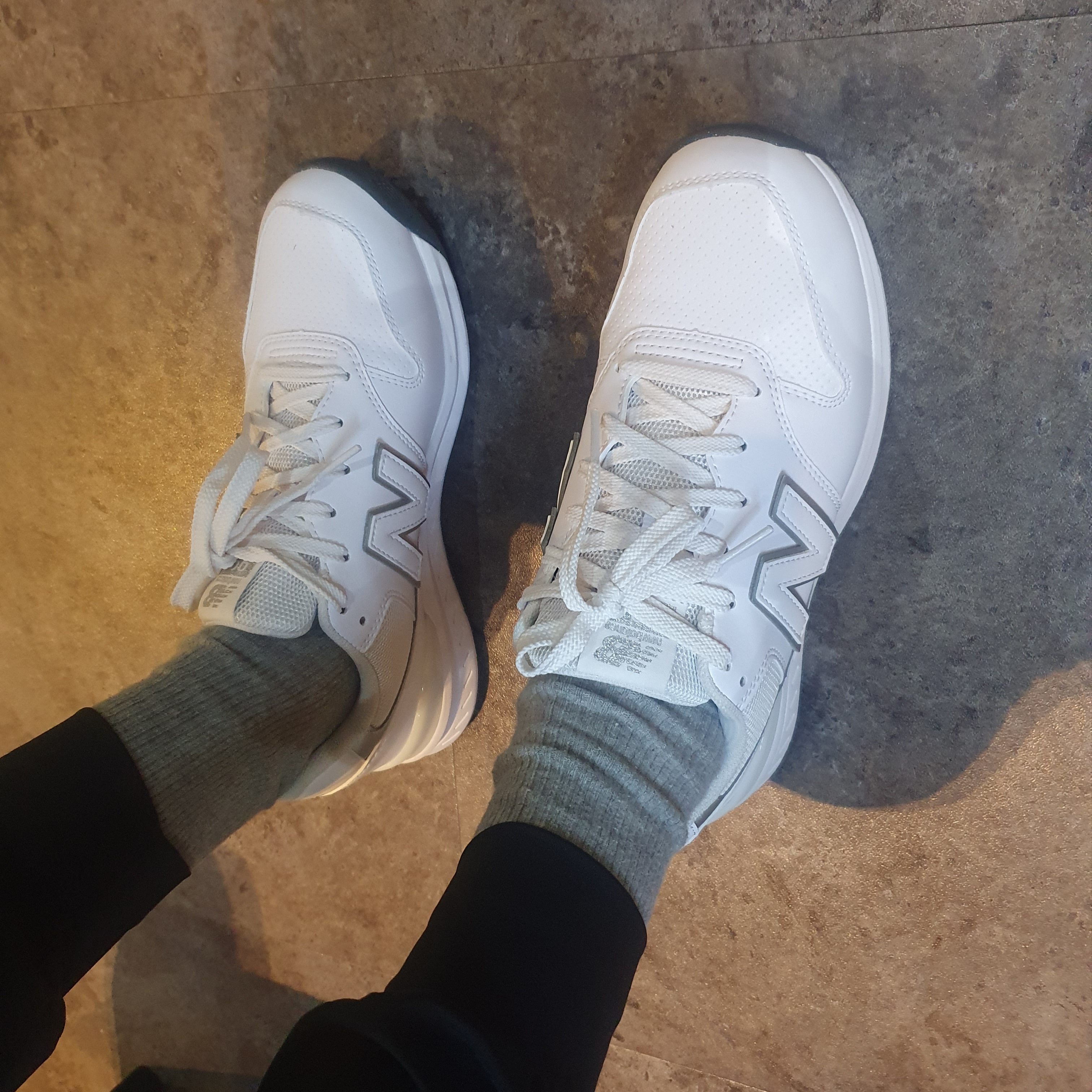 New Balance 996 Golf White 착용 스타일 - 1