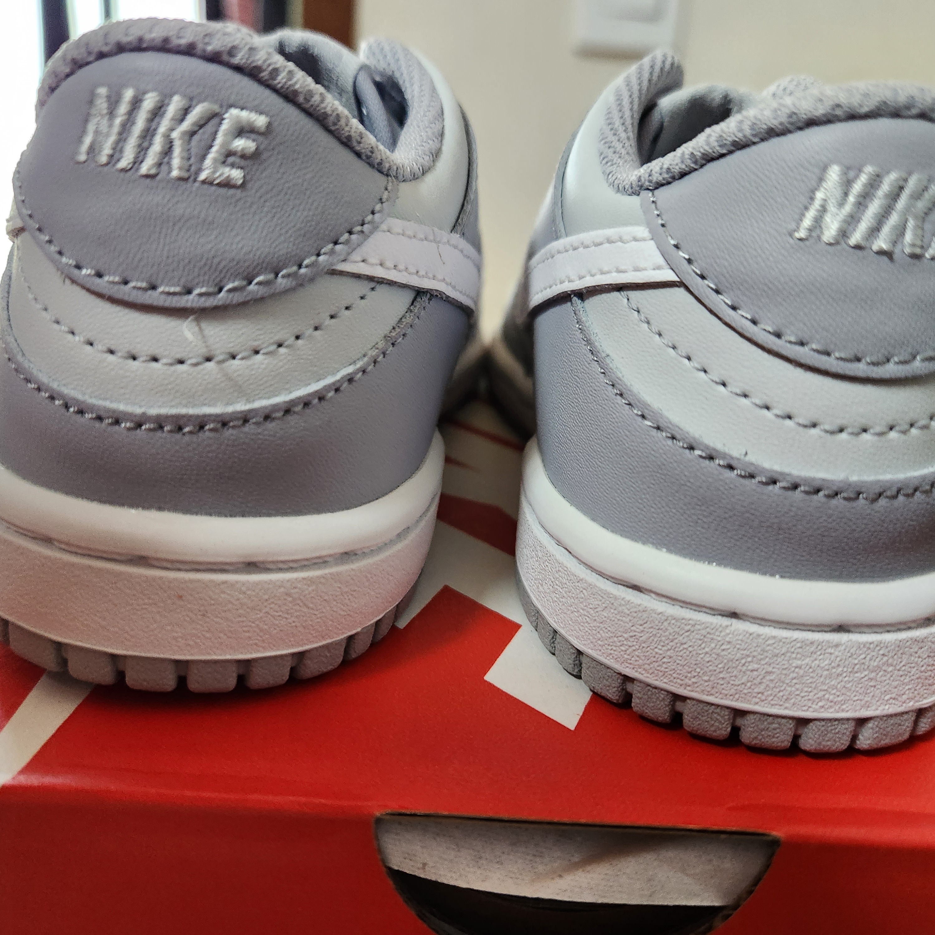 (TD) Nike Dunk Low Wolf Grey 착용 스타일 - 4