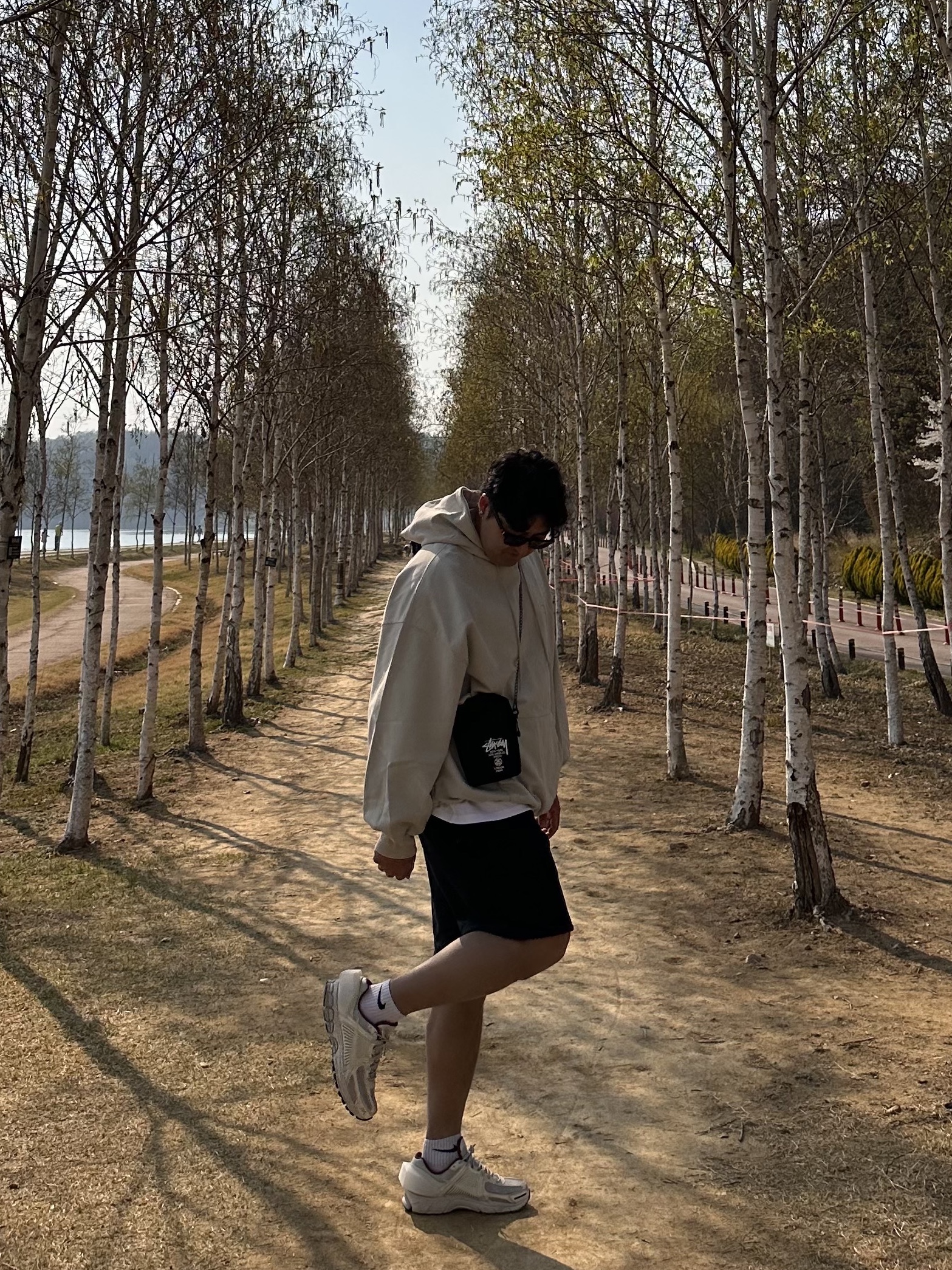 Nike x A-Cold-Wall Zoom Vomero 5 Sail, Nike NRG Solo Swoosh Fleece Shorts Black - US/EU 착용 스타일 - 2