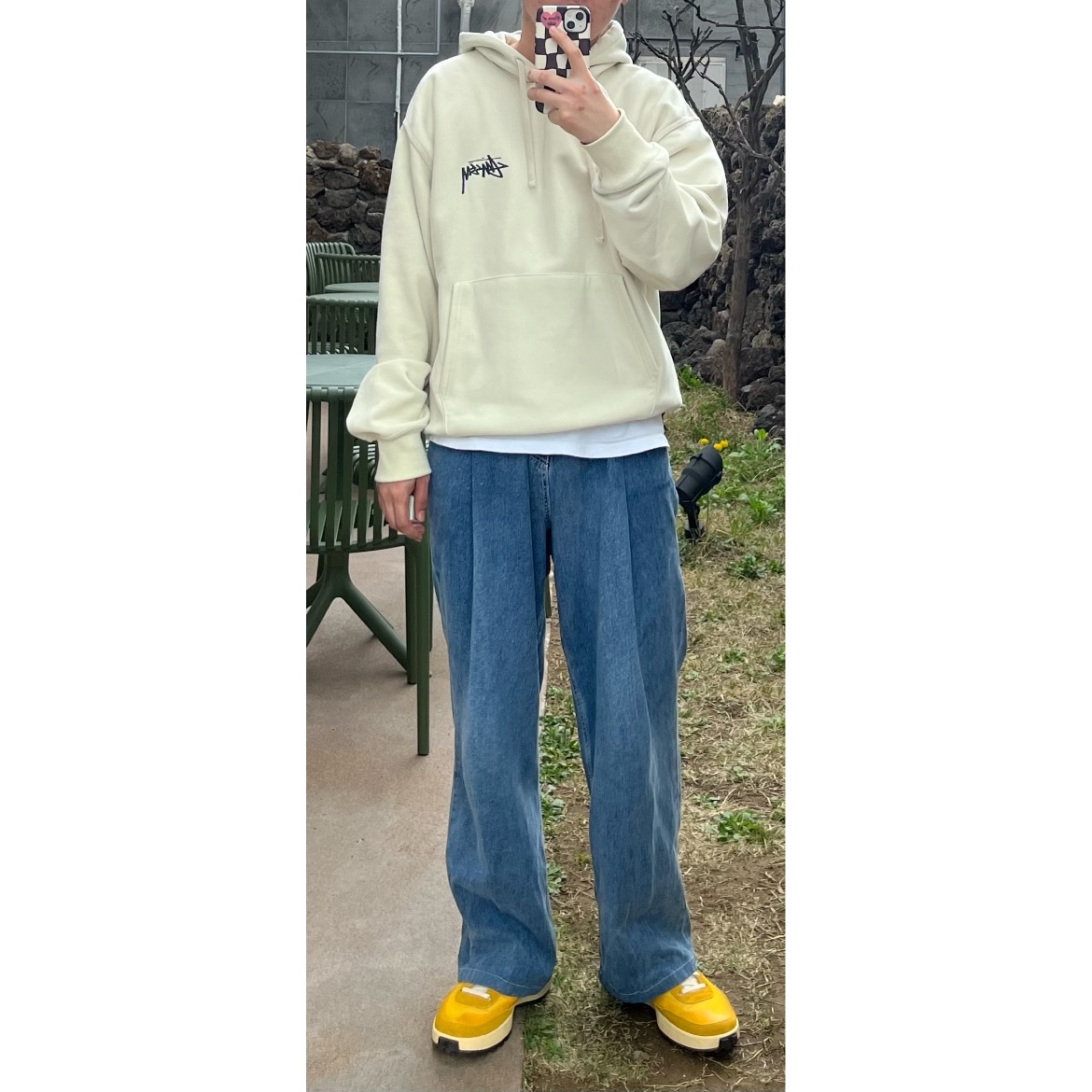 Stussy 8 Ball Fade Hoodie Putty, Nike x Tom Sachs General Purpose Shoe Archive 착용 스타일