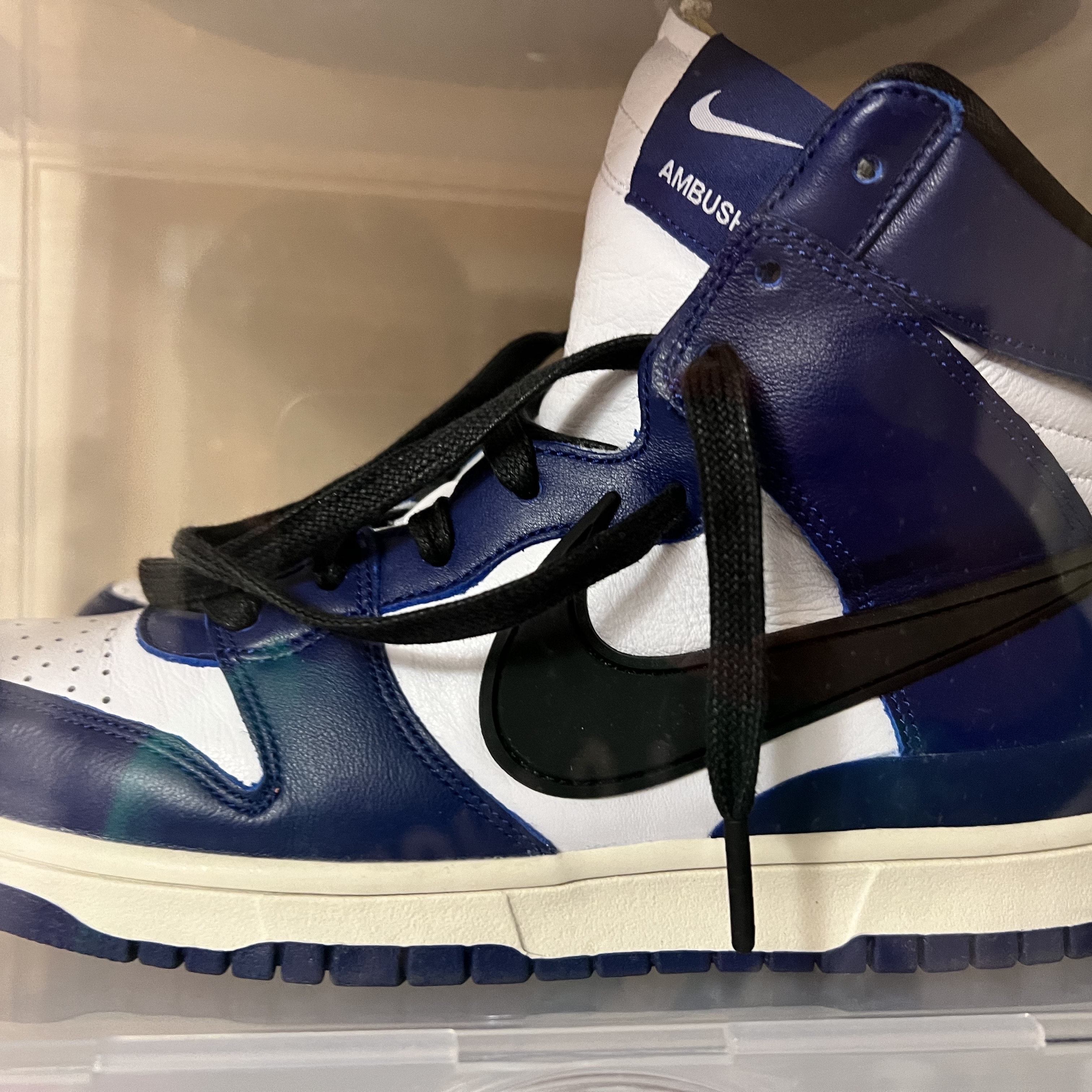 Nike x Ambush Dunk High Deep Royal Blue 착용 스타일
