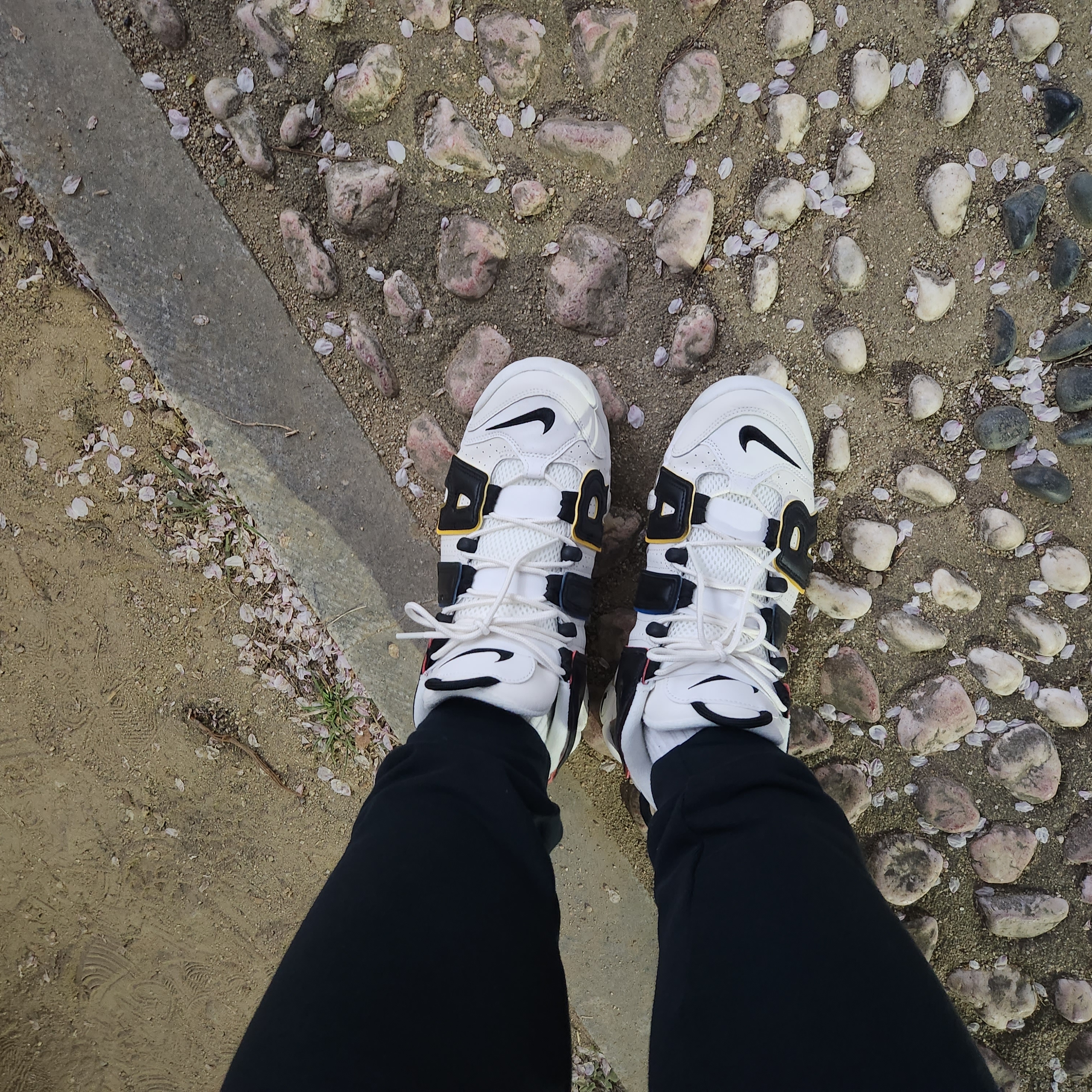 Nike Air More Uptempo 96 Trading Cards 착용 스타일