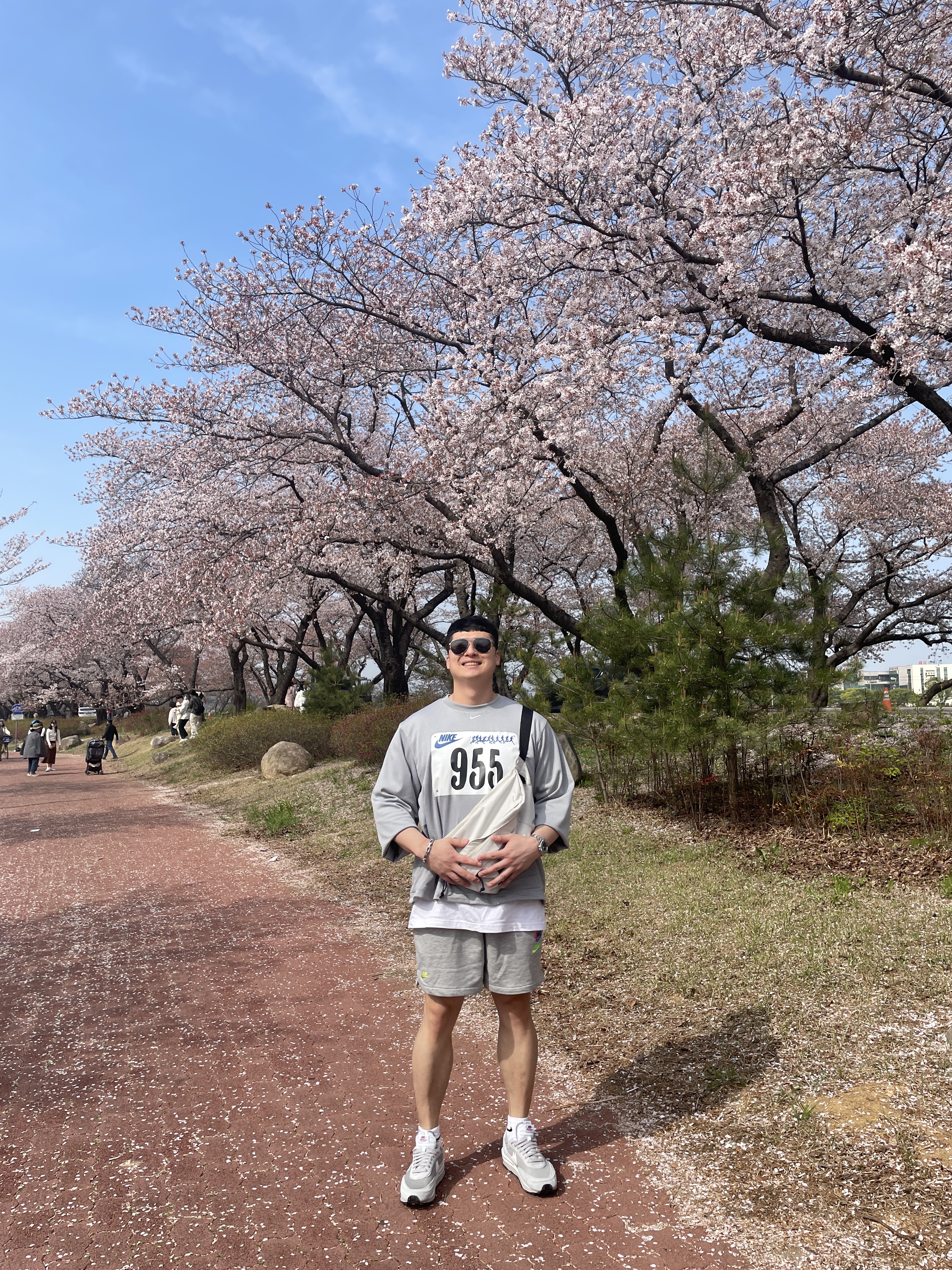Nike x Sacai x Fragment LDWaffle Light Smoke Grey, Nike x Cactus Plant Flea Market L/S Jersey Grey - US/EU 착용 스타일 - 1