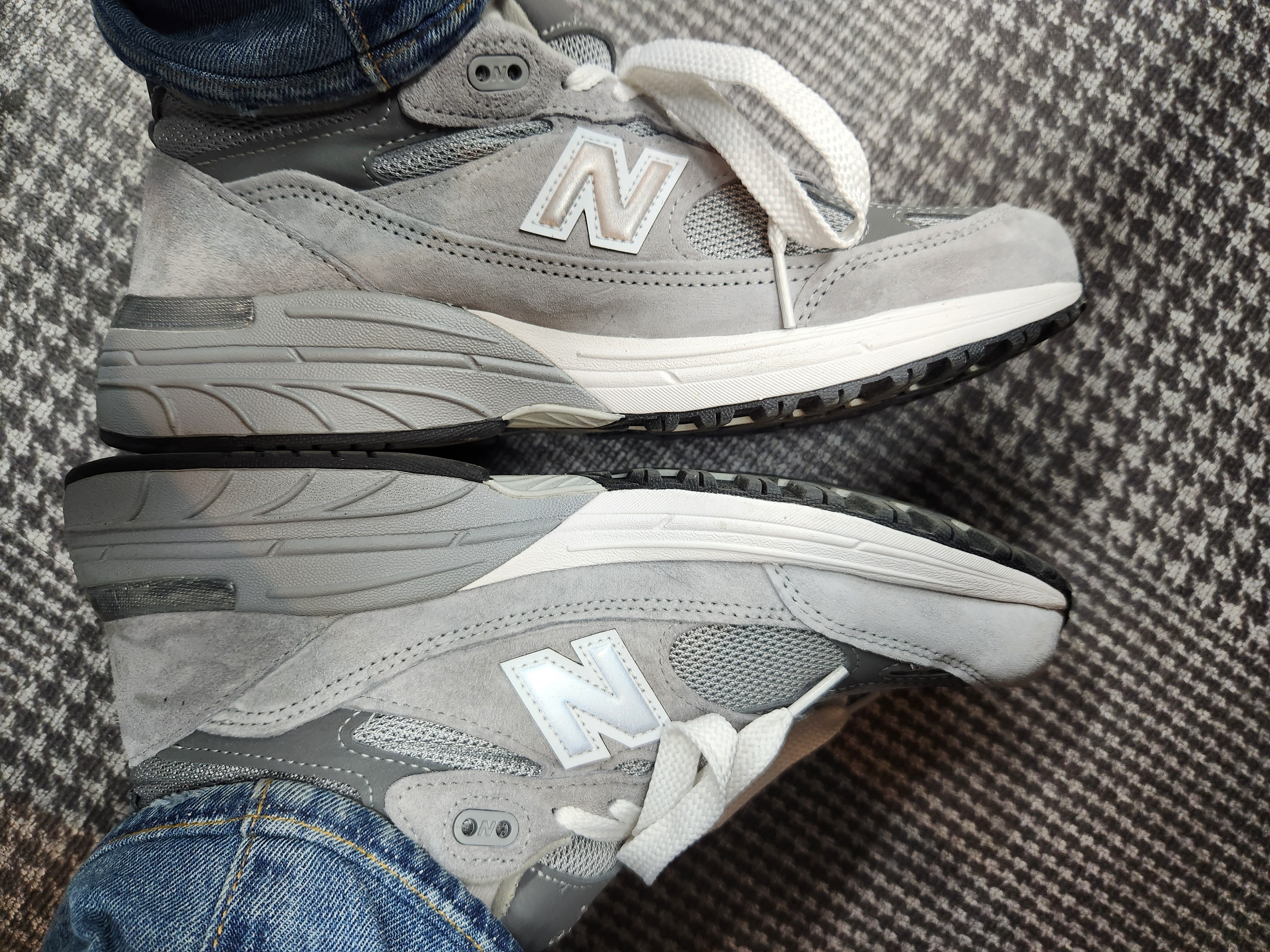 New Balance 993 Made in USA Grey - D Standard 착용 스타일