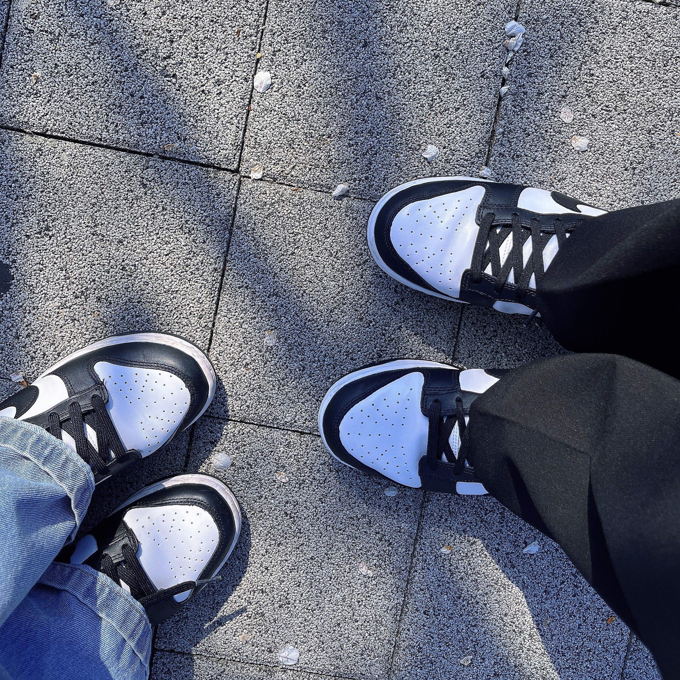(W) Nike Dunk Low Black 착용 스타일