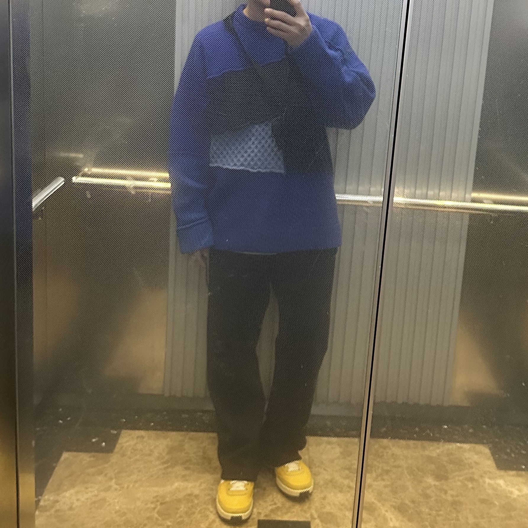 Zara x Ader Error Patchwork Oversize Sweater Blue, Nike x Tom Sachs General Purpose Shoe Archive 착용 스타일
