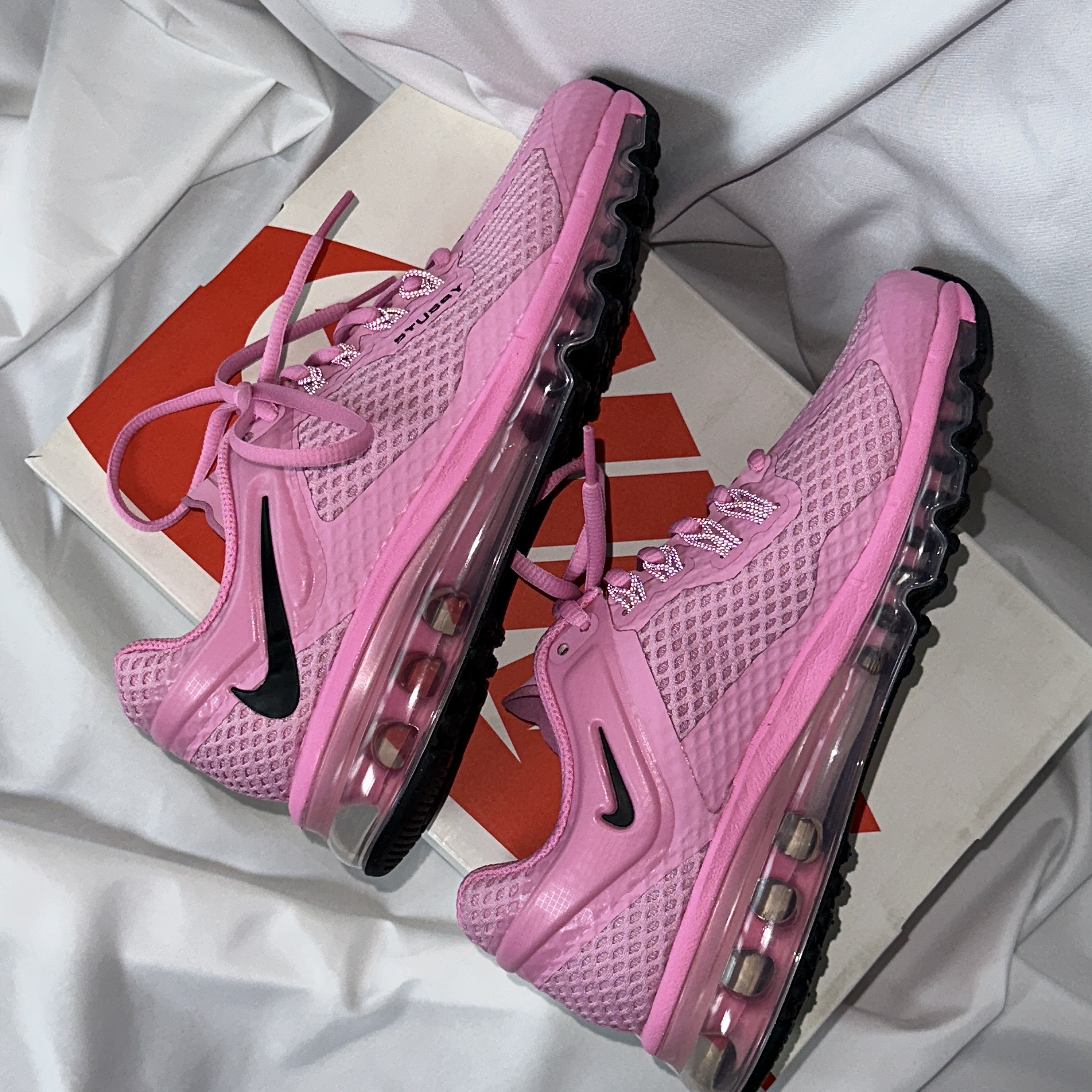Nike x Stussy Air Max 2013 Psychic Pink 착용 스타일 - 4
