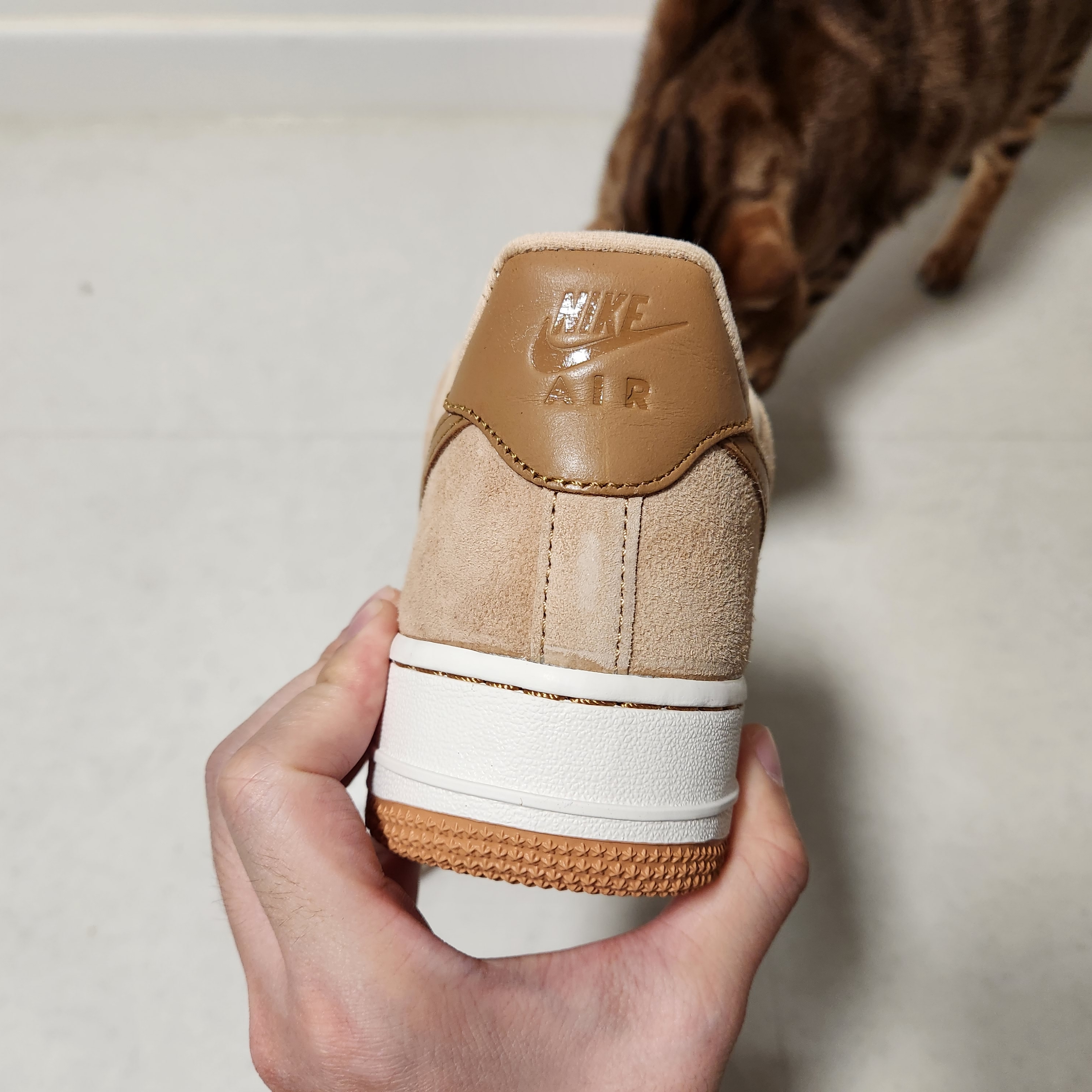 (W) Nike Air Force 1 LXX Flax 착용 스타일 - 5