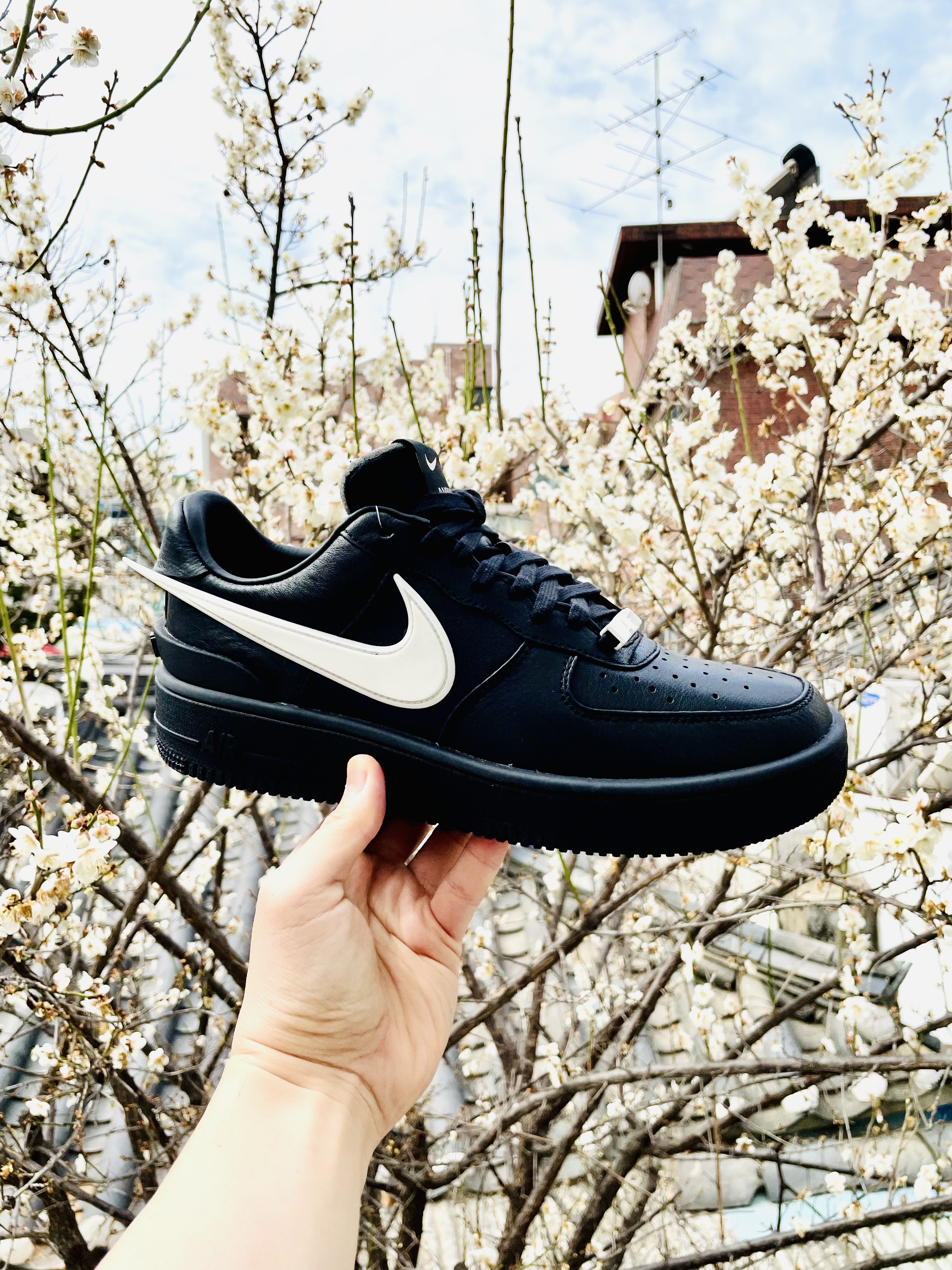 Nike x Ambush Air Force 1 Low SP Black 착용 스타일